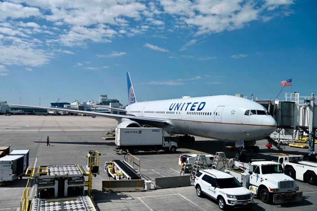 GettyImages-1227843379 United Airlines Boeing 777-200 Getty