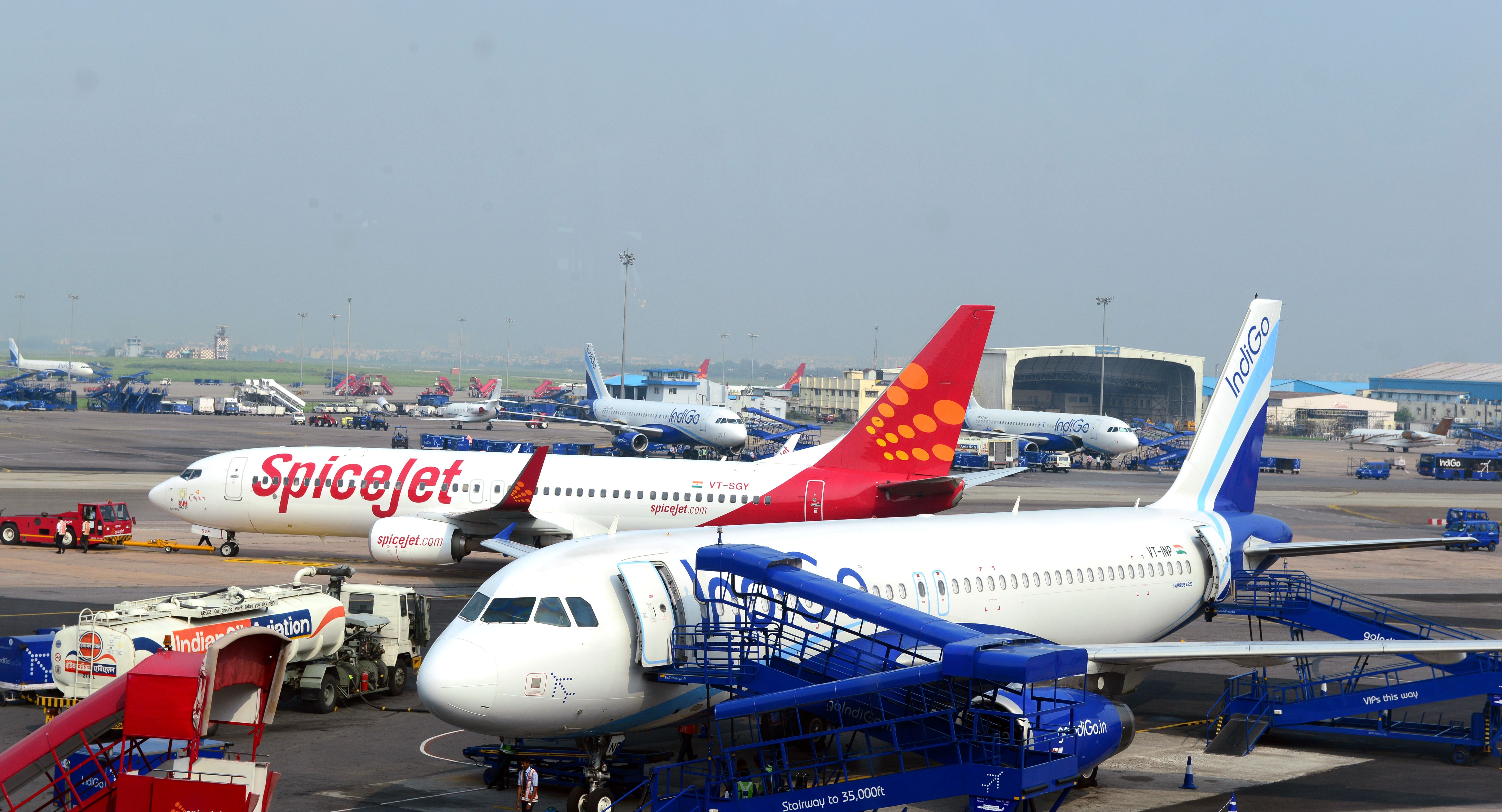 Indian Airlines at Delhi Airport
