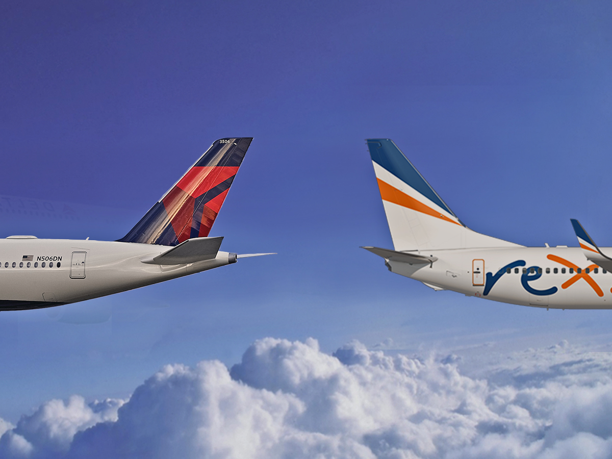 Rex and Delta Air Lines Partnership expands network