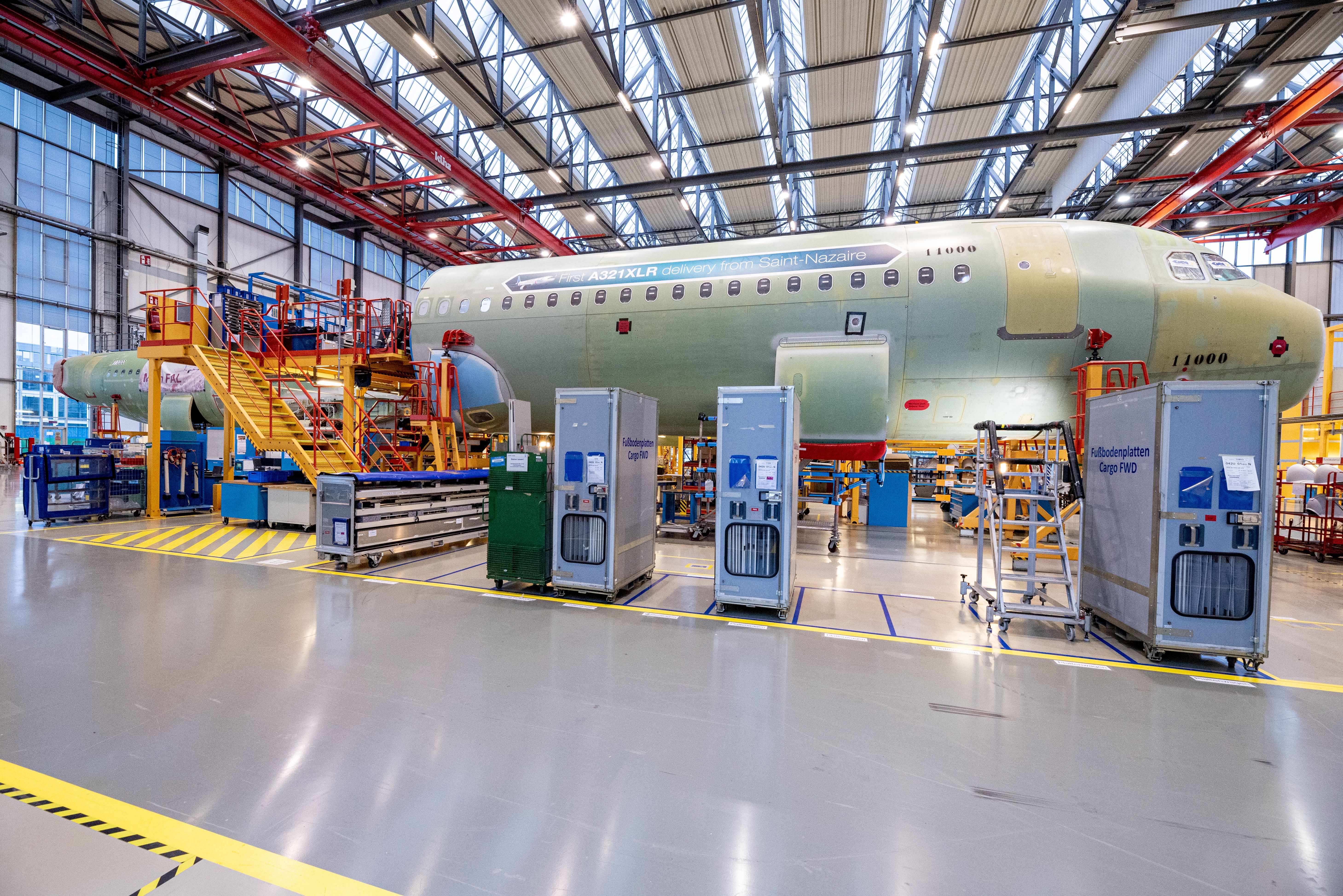 Airbus A321XLR assembly line