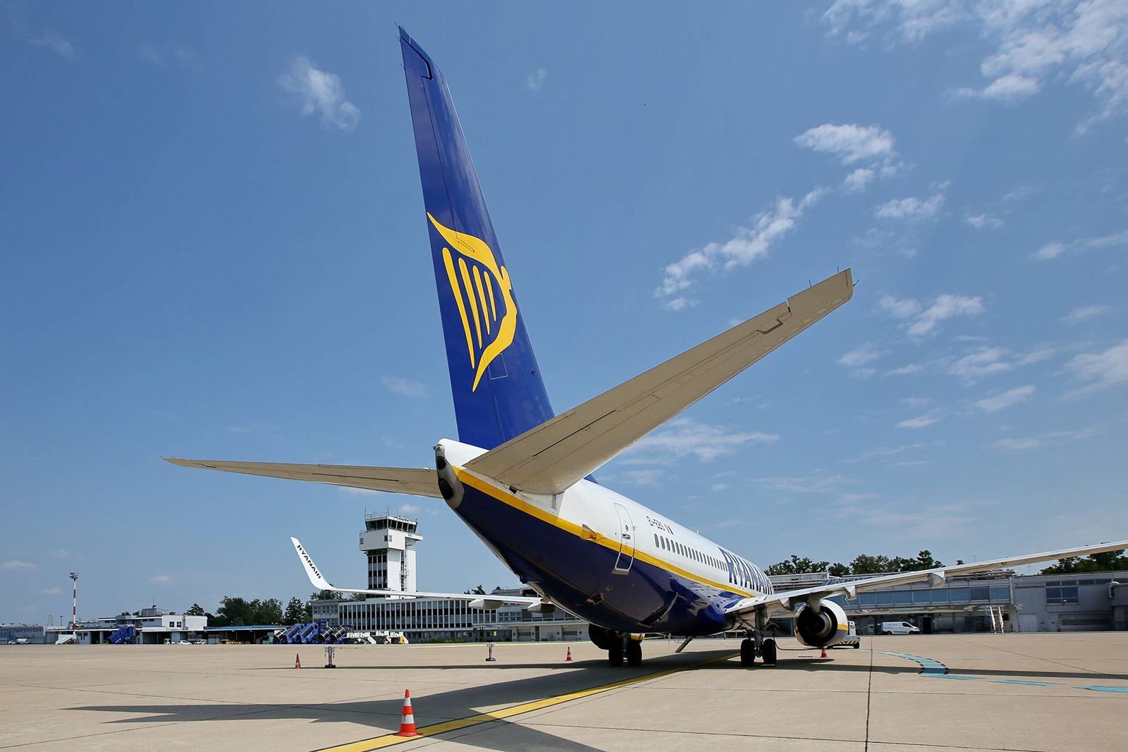 Ryanair Tail at Zagreb airport