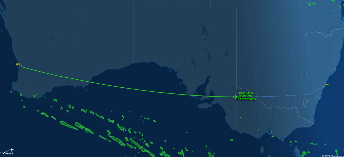 A350-1000 Qantas Livery Flight Tracking