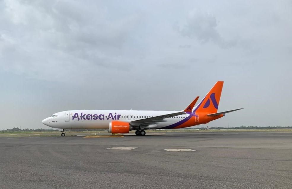 AKASA AIR’S FIRST AIRCRAFT ARRIVES IN INDIA