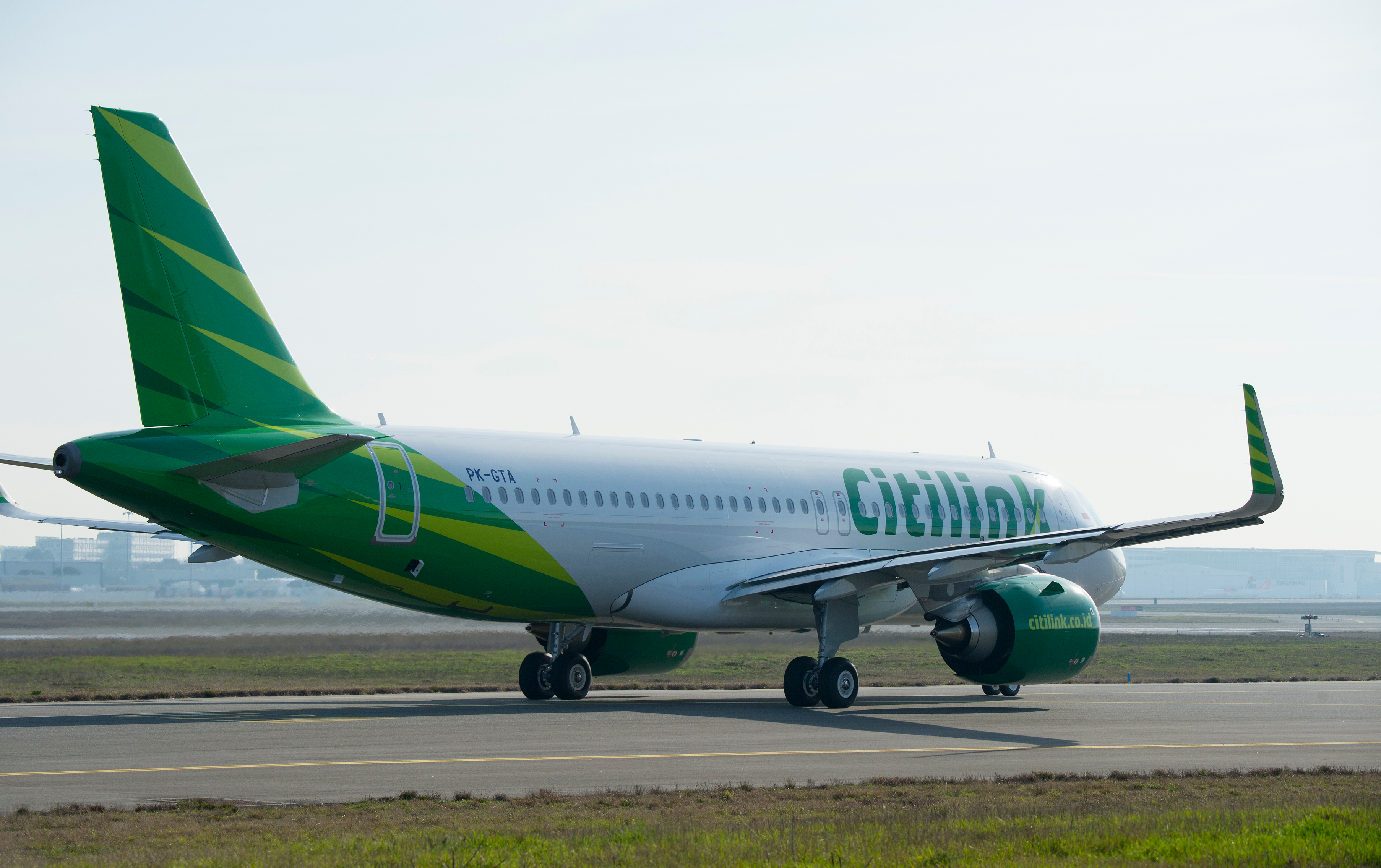 Airbus A320neo Citilink flight - Taxiing