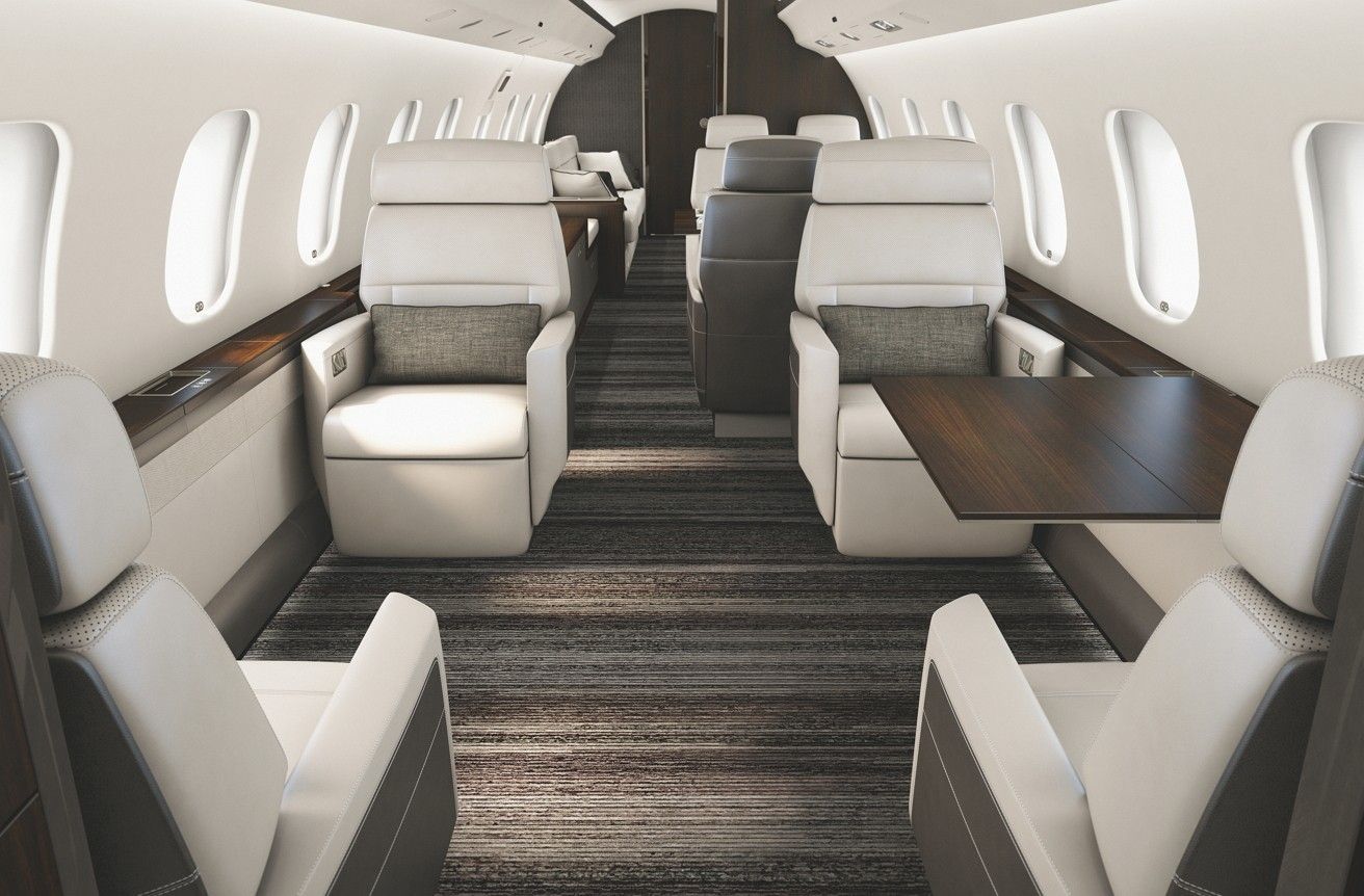 Bombardier Global 6000 cabin interior