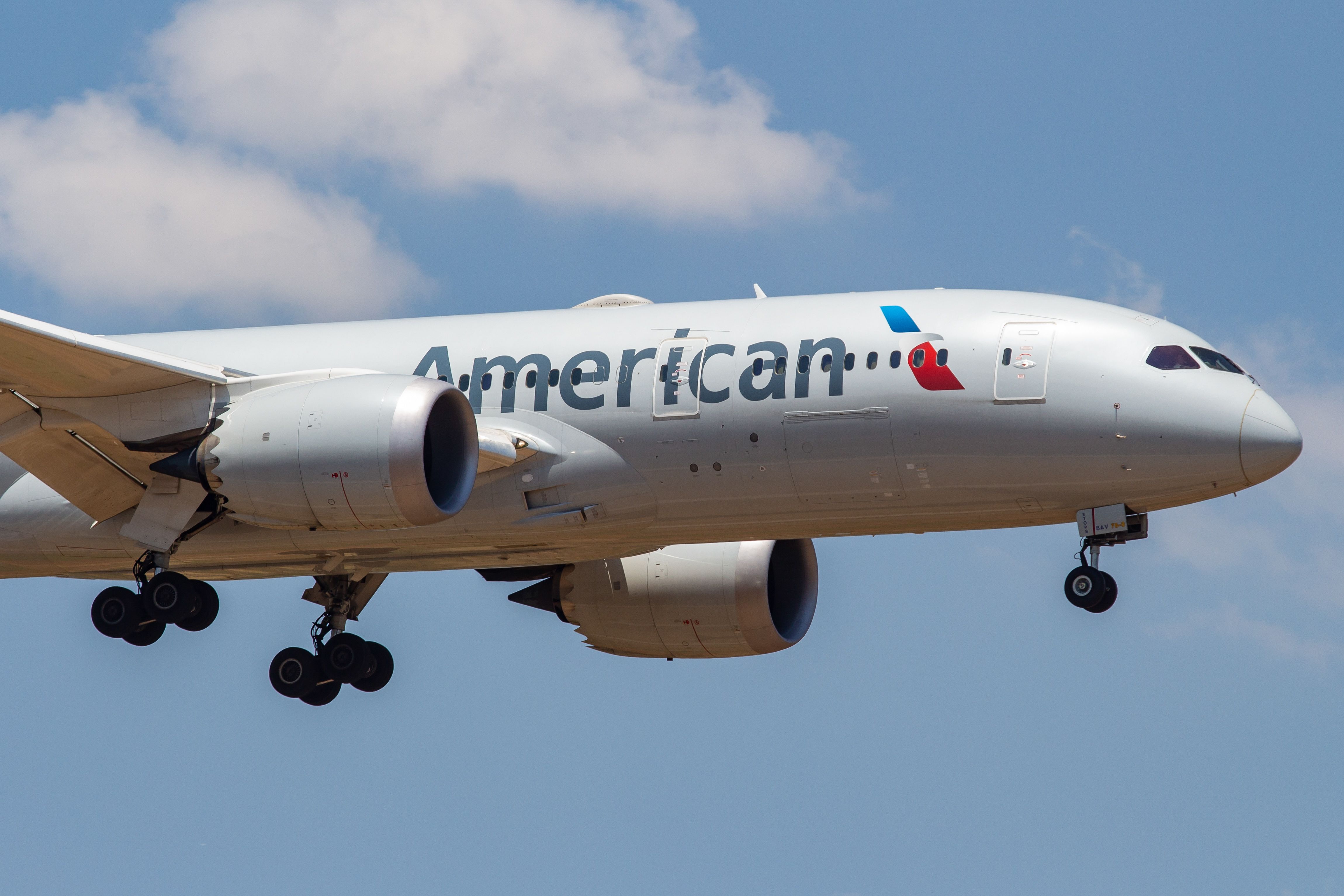 An American Airlines aircraft. 