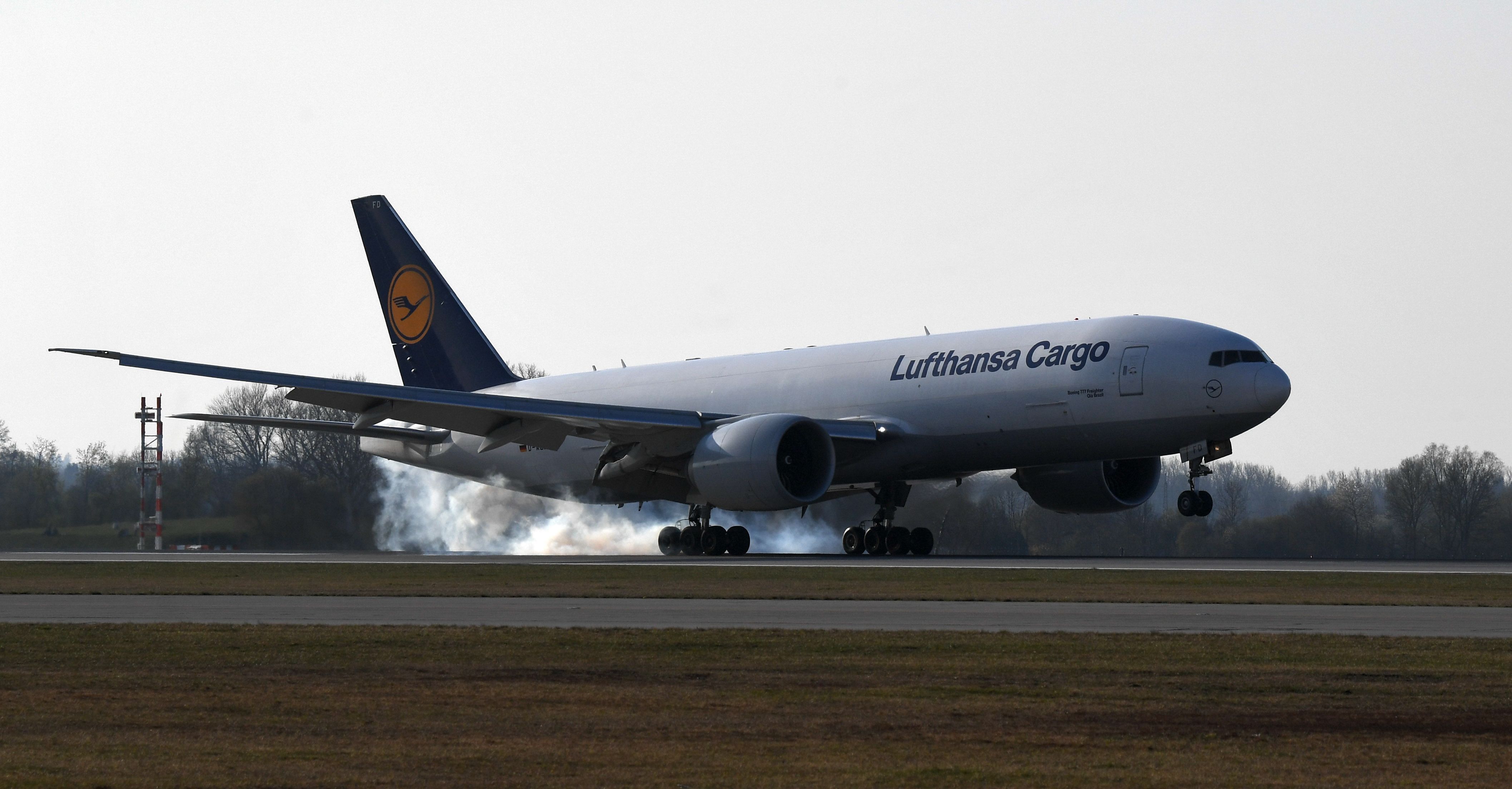 GettyImages-1209373152 Lufthansa Cargo Boeing 777F Getty