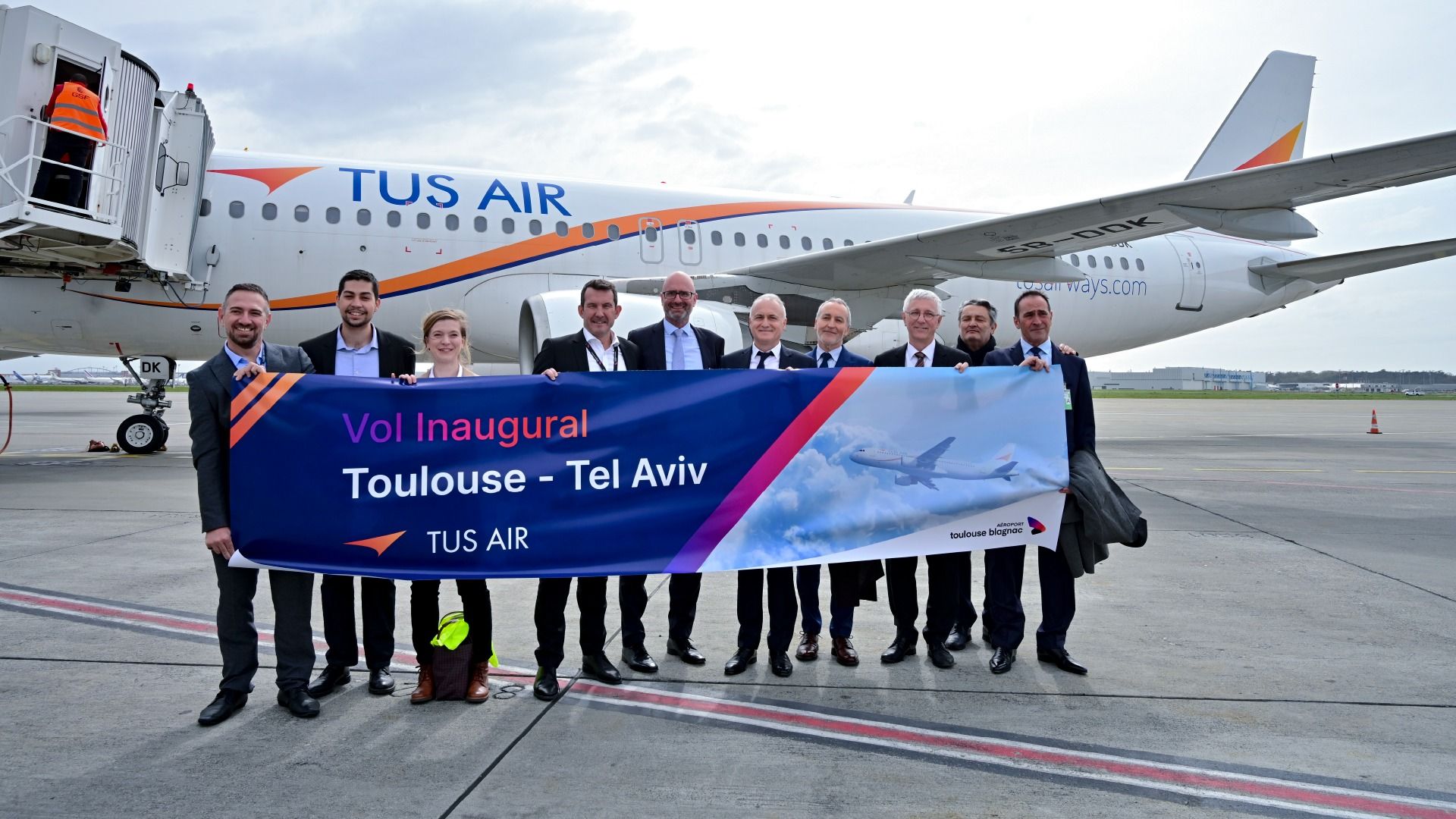 TUS airways Tel Aviv Toulouse