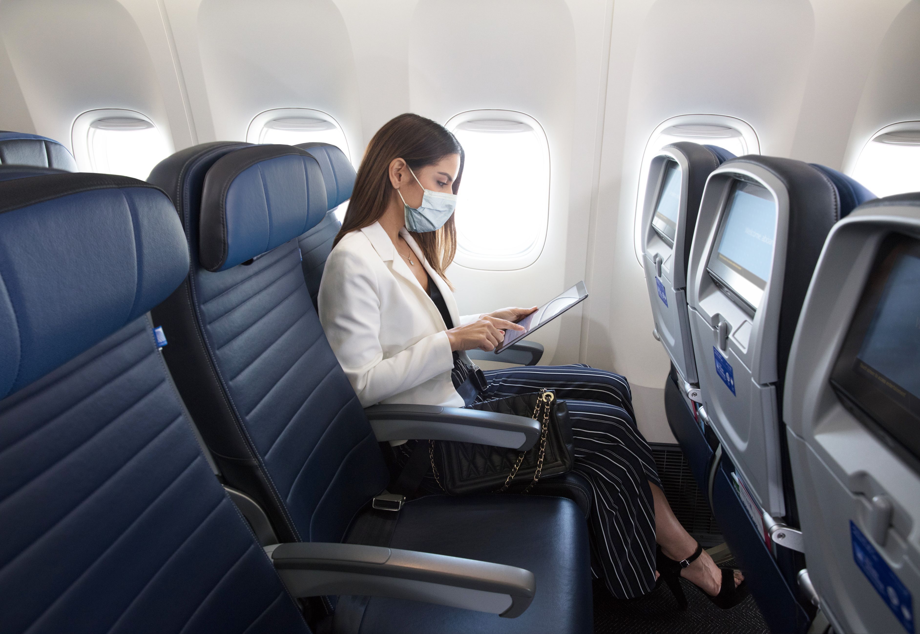 United Airlines Window Seat Passenger
