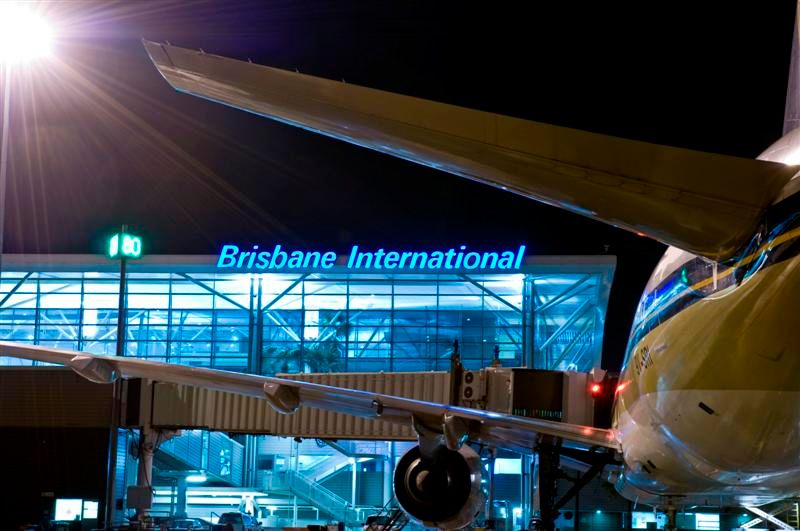 Brisbane Airport Apron Nighttime