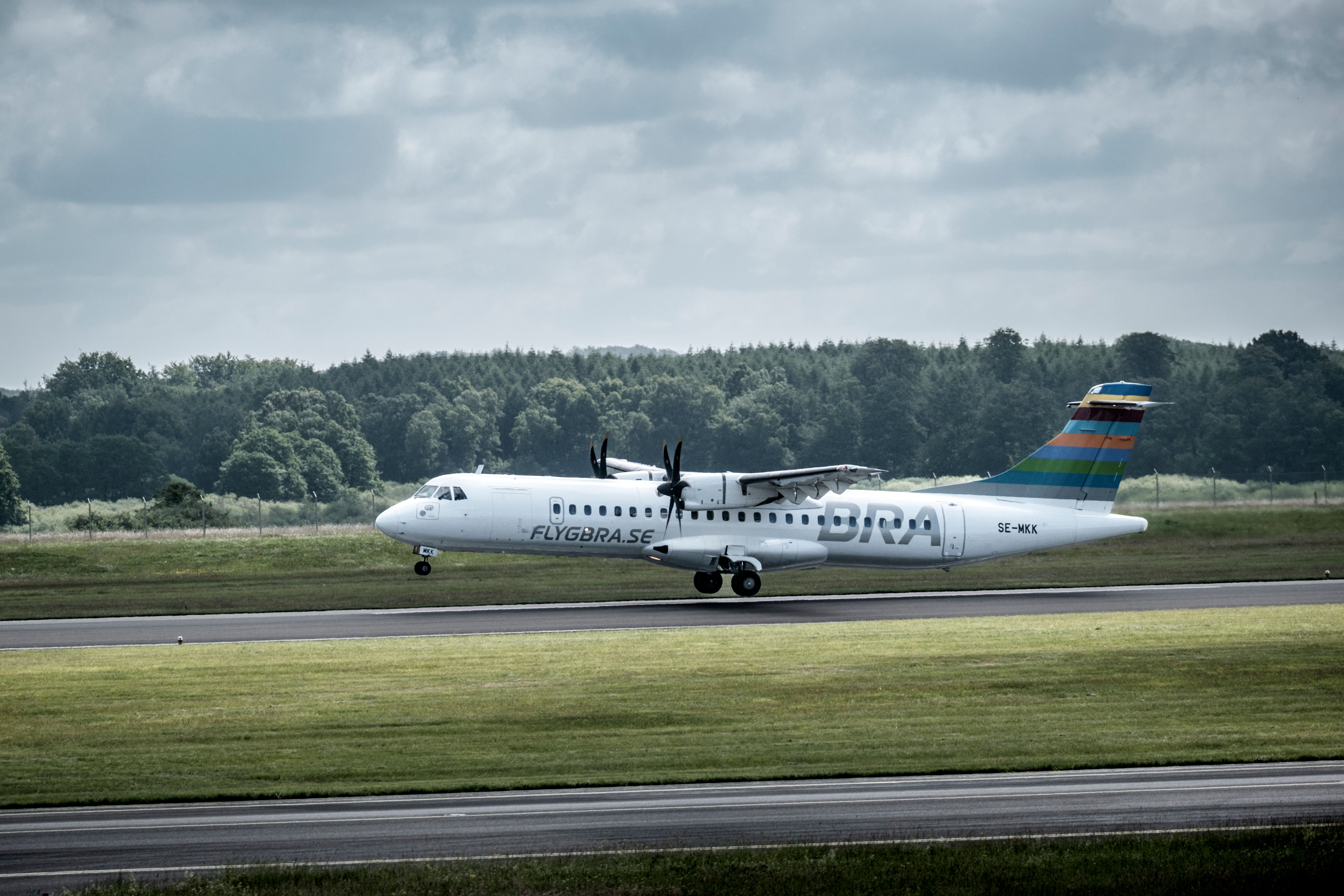 BRA ATR 72-600 aircraft taking off from runway 