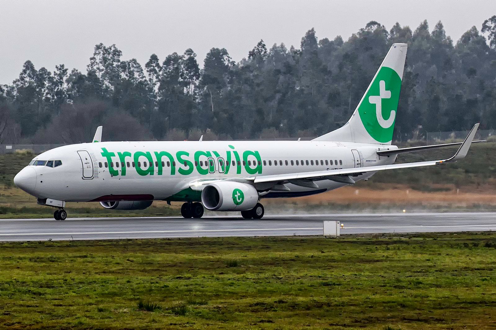 Transavia Boeing 737 on runway