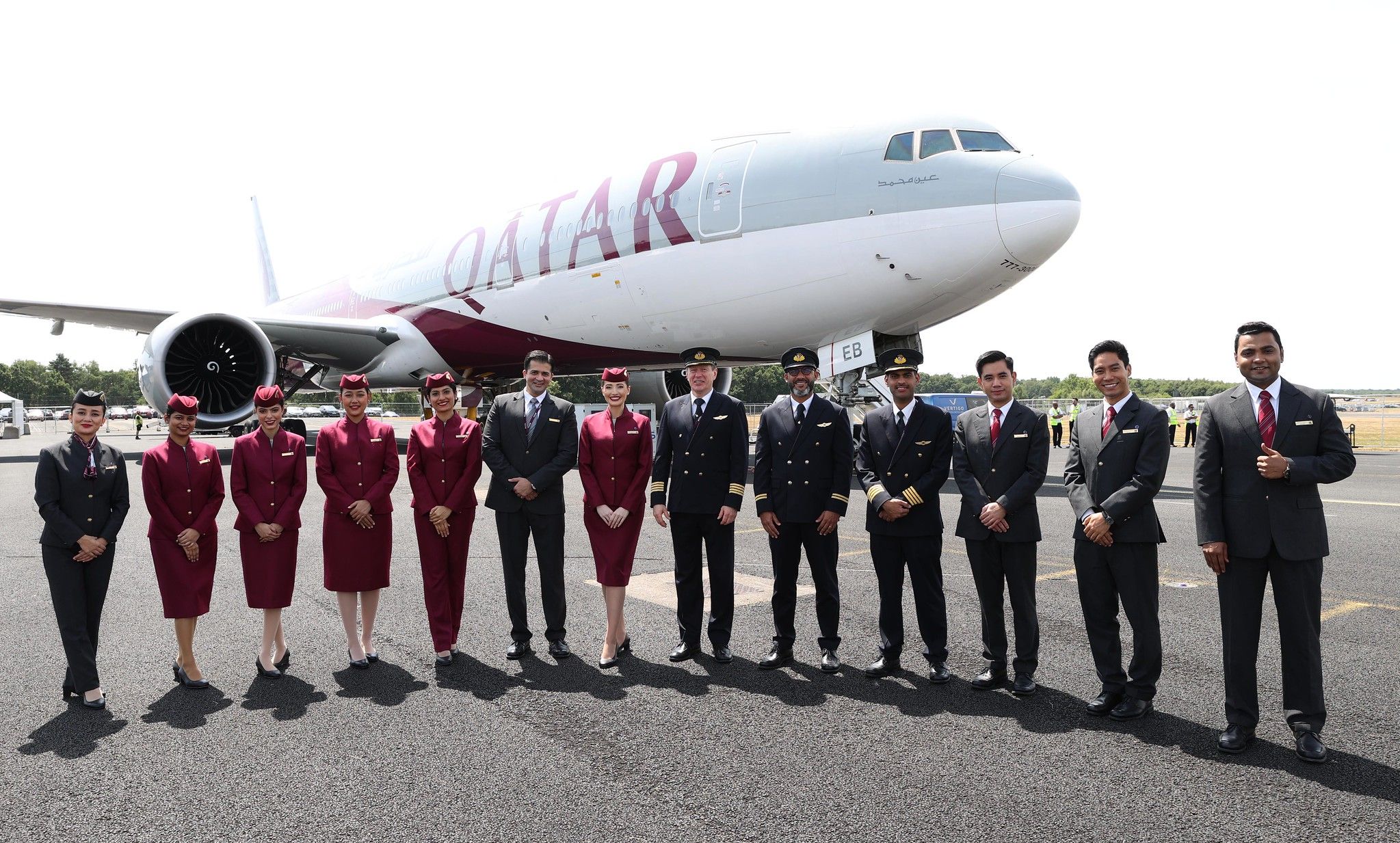 Qatar AIrways Farmborough Air Show 2022