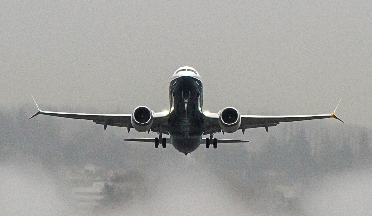 Boeing 737 MAX 8 Taking Off