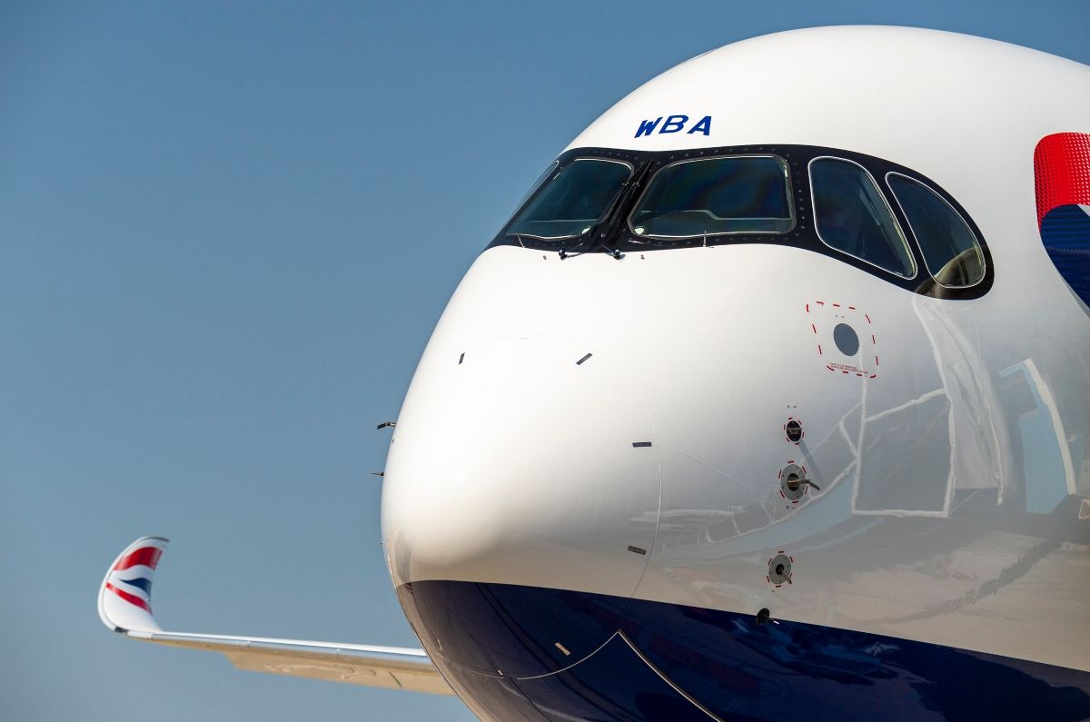 British Airways Aircraft Nose Airbus A350-1000