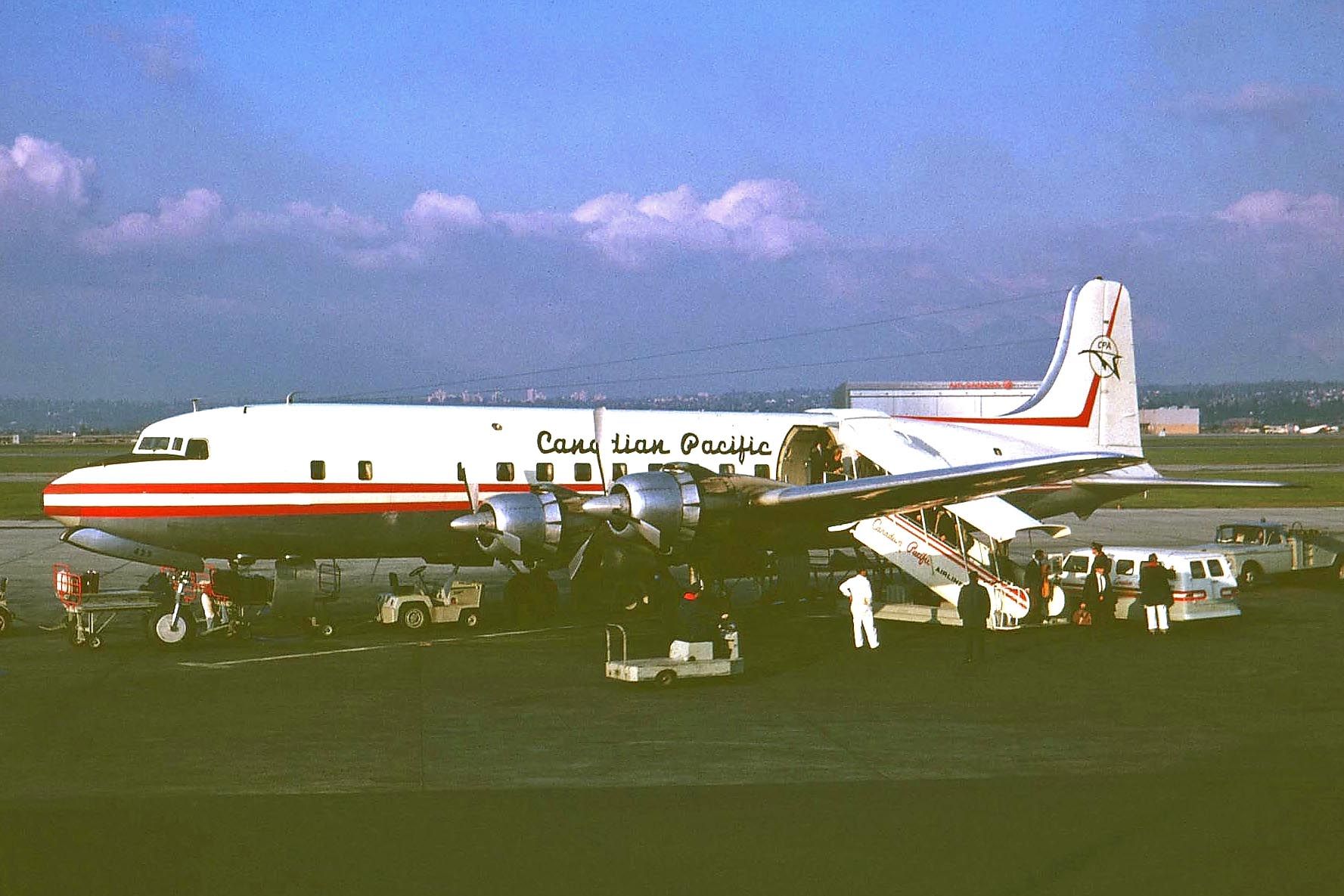 CF-CZQ - DC-6B - Canadian_Pacific at YVR