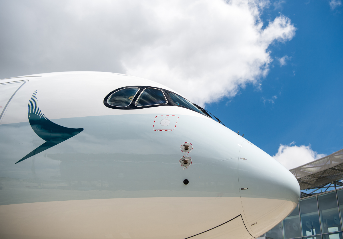 Cathay Pacific Airbus A350-1000 Nose