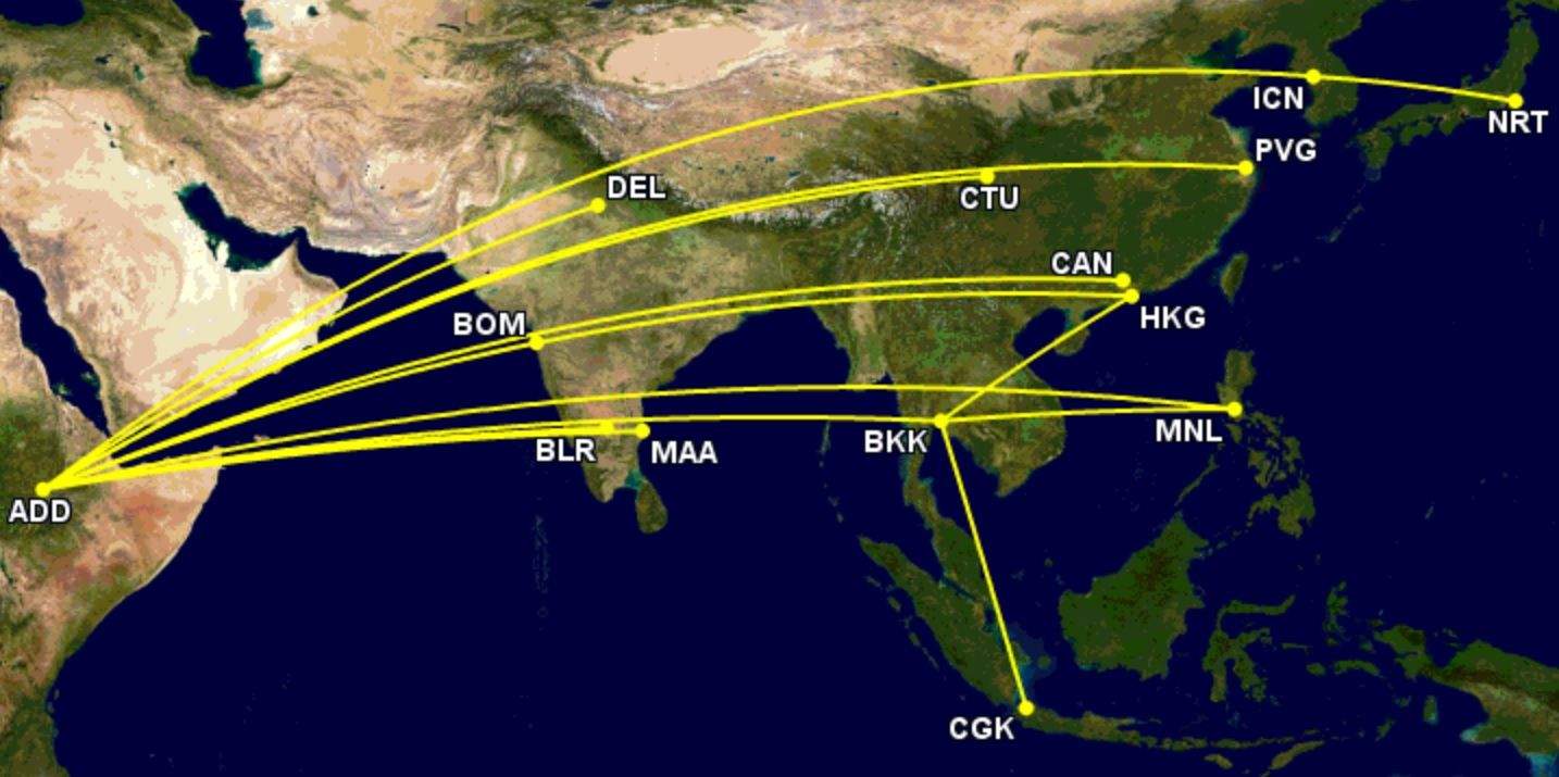 Ethiopian-Airlines-Asia-passenger-network-in-August-2022-2