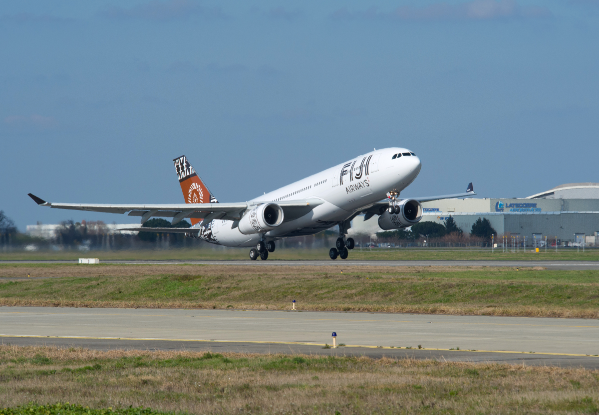 Fiji Airways Airbus A330-200 Taking OIff