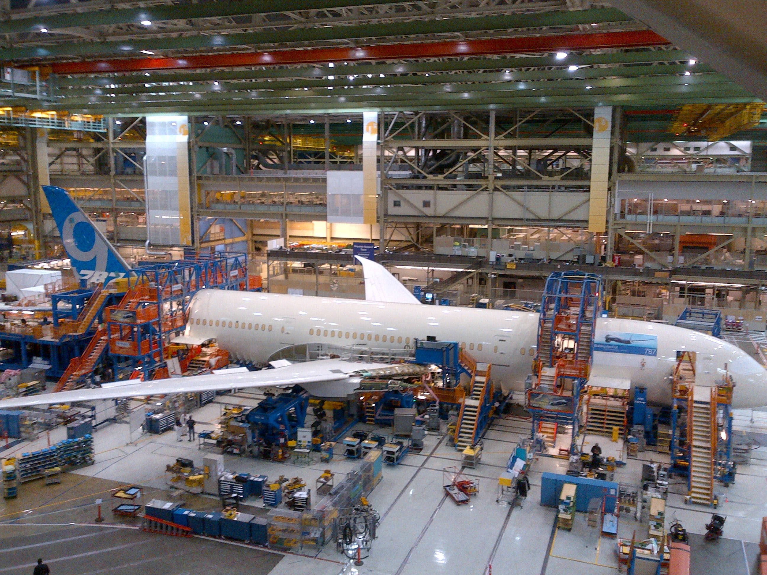 Boeing 787-9 Assembly Line