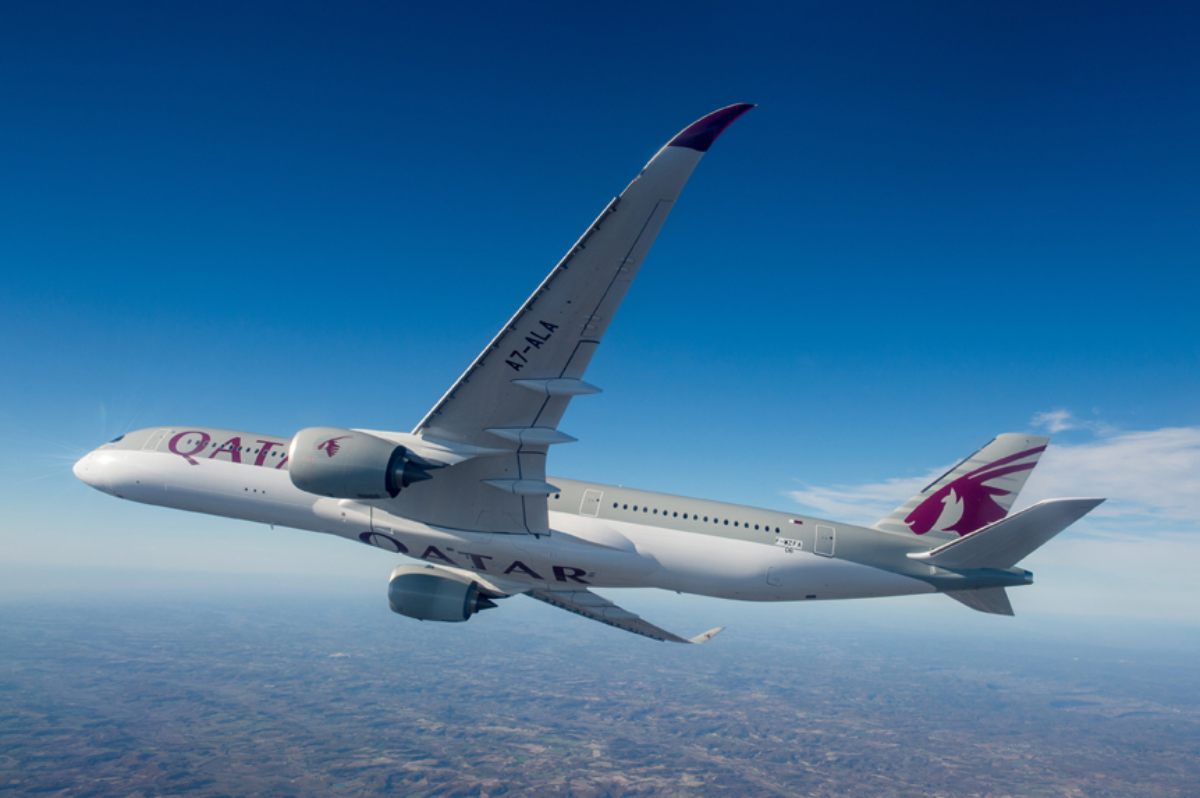 Qatar Airways Airbus A350XWB Inflight