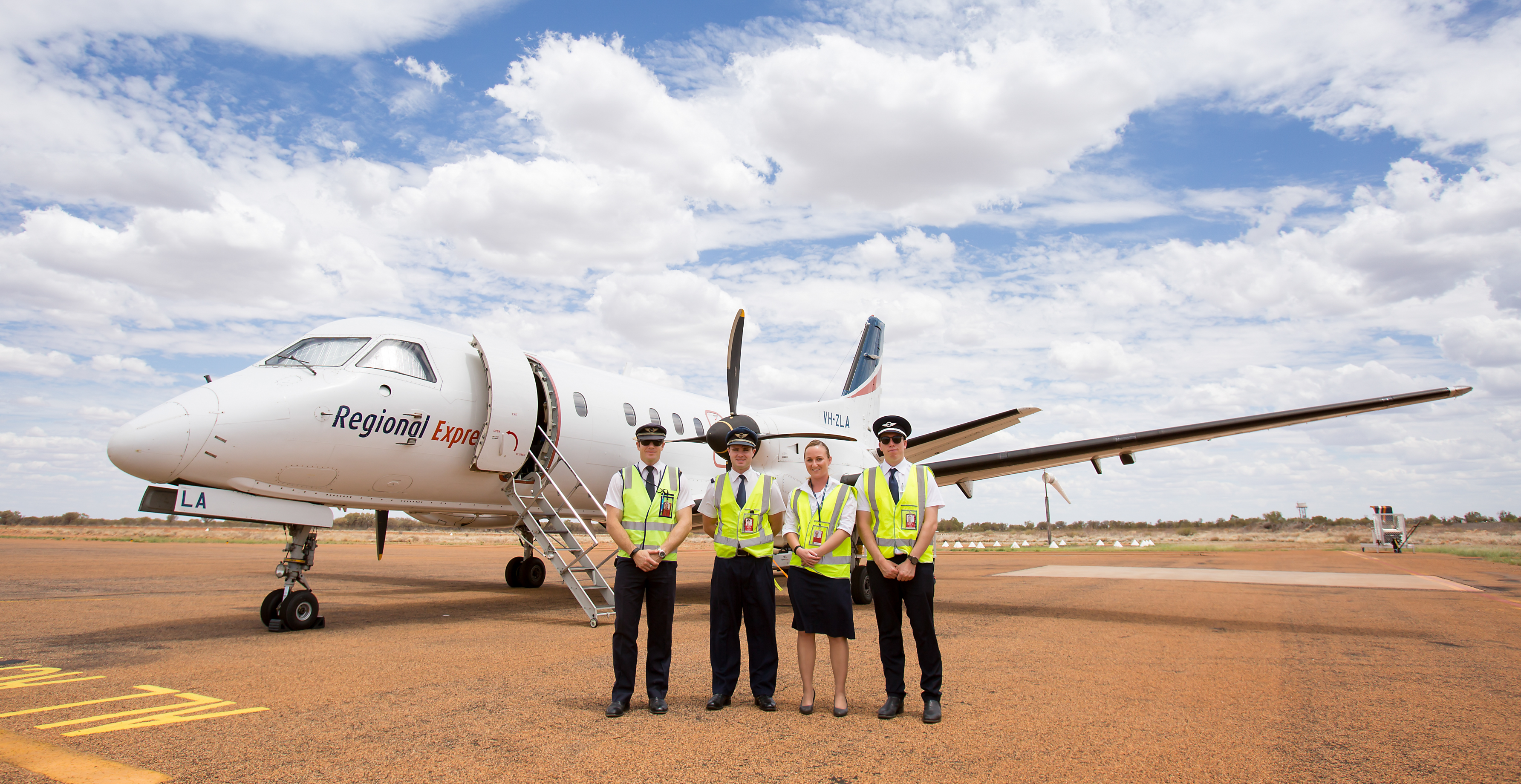 Rex Crew and Saab 340 Aircraft