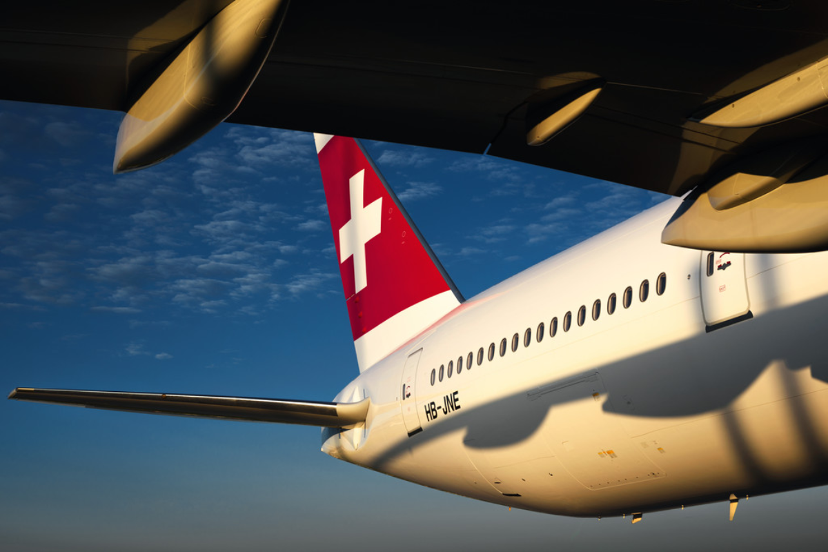 Swiss Boeing 777-300ER Rear Fuselage Tail Livery
