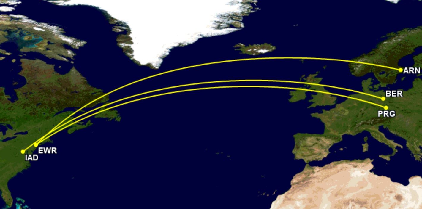 United's three resuming routes