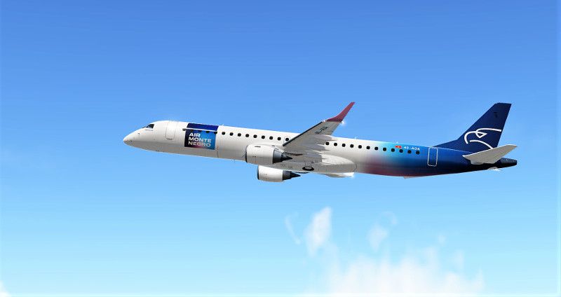 Air Montenegro livery aircraft
