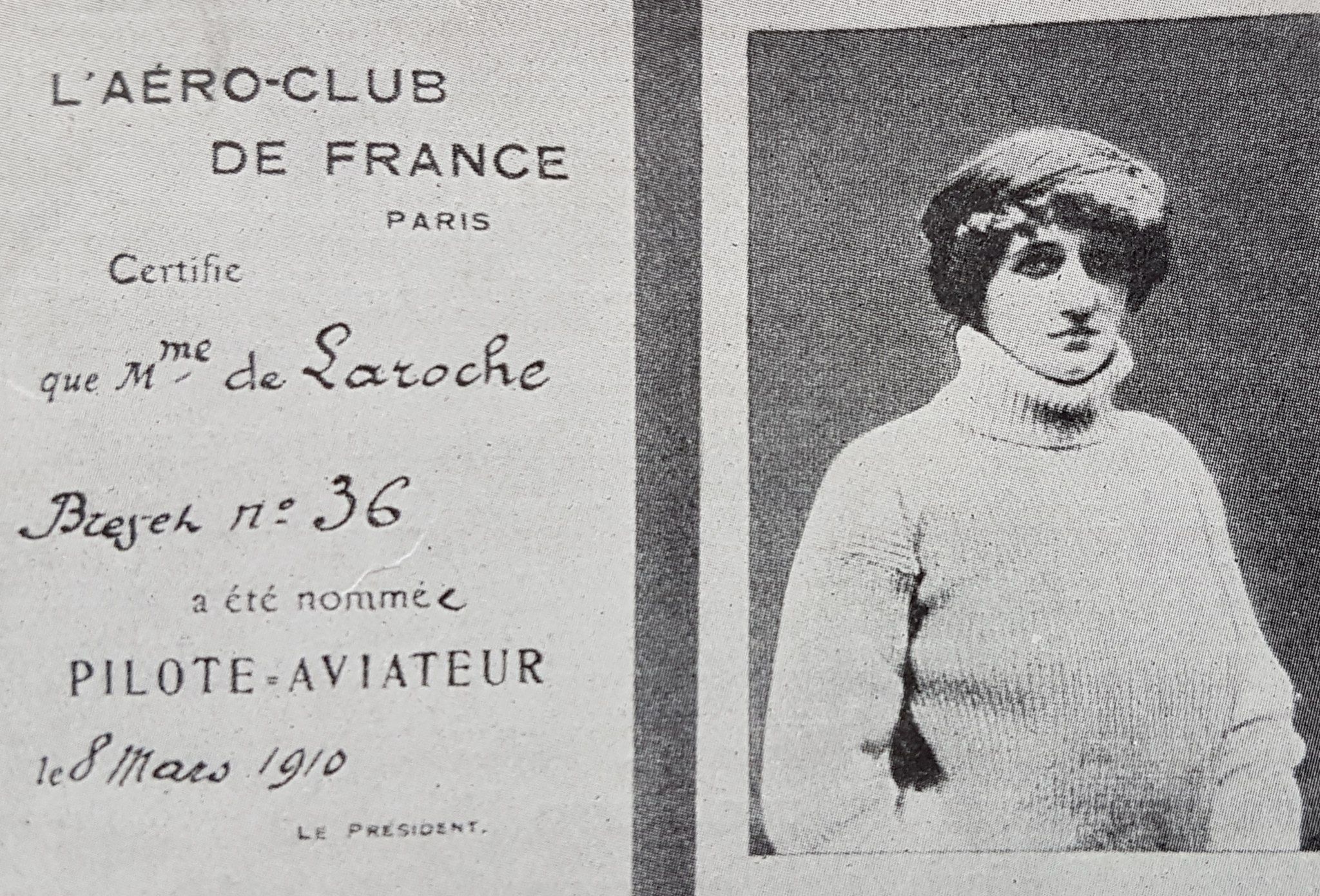 Raymonde de Laroche The Life & Times Of The World's First Licensed