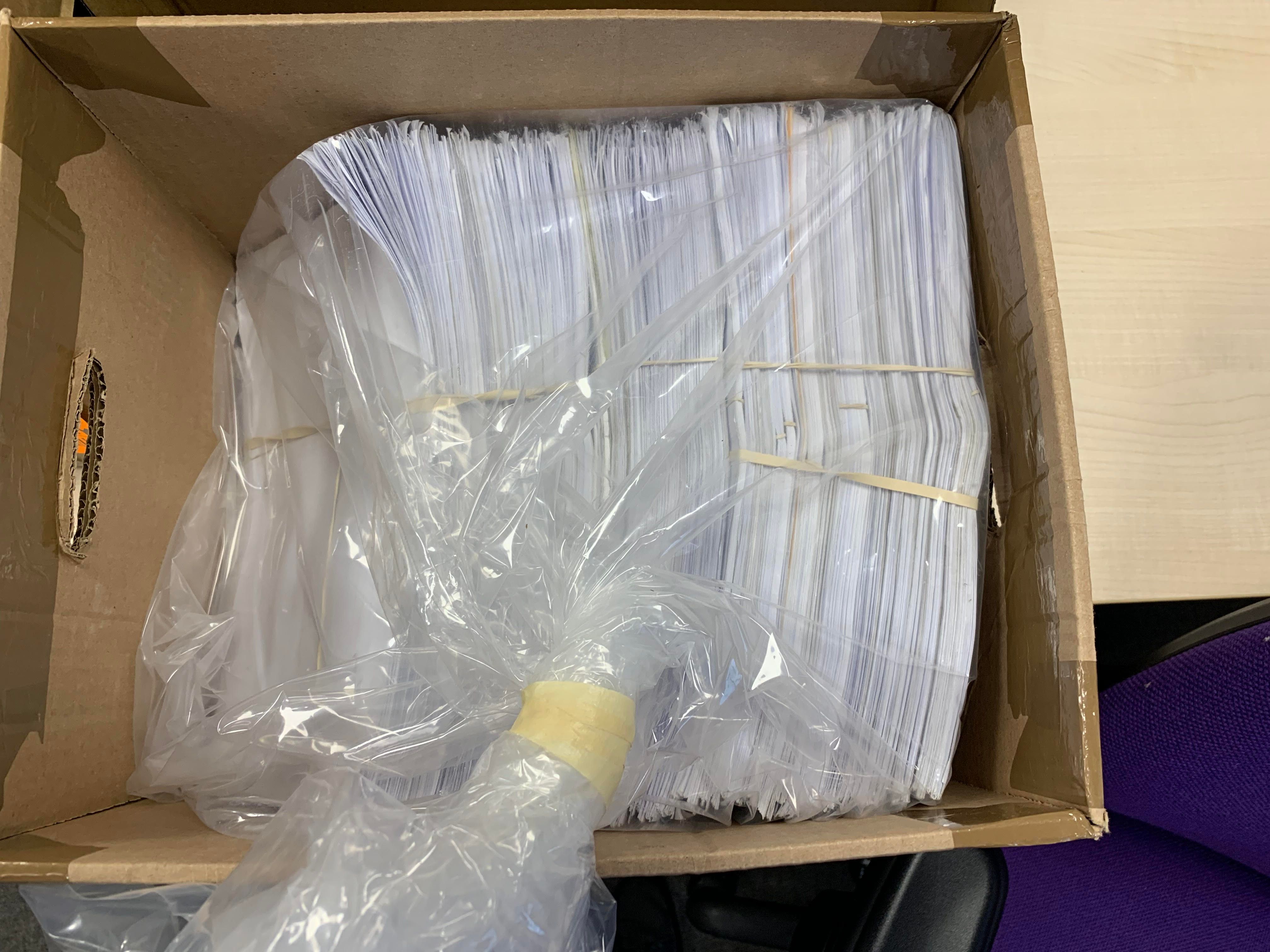 piles of paper tech log