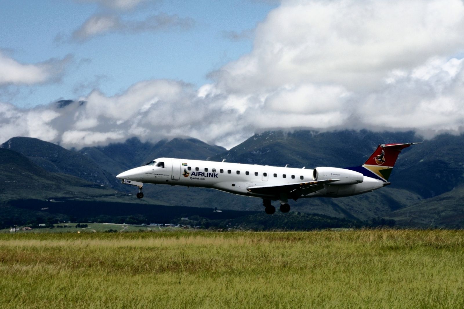 Airlink aircraft taking off