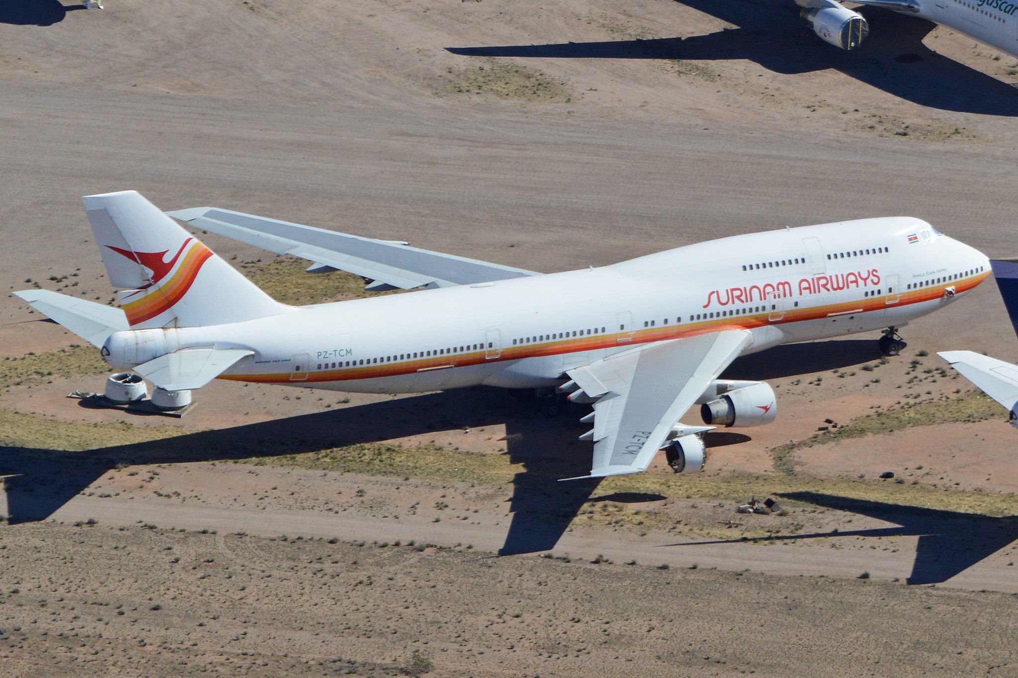 Surinam Airways' sole 747