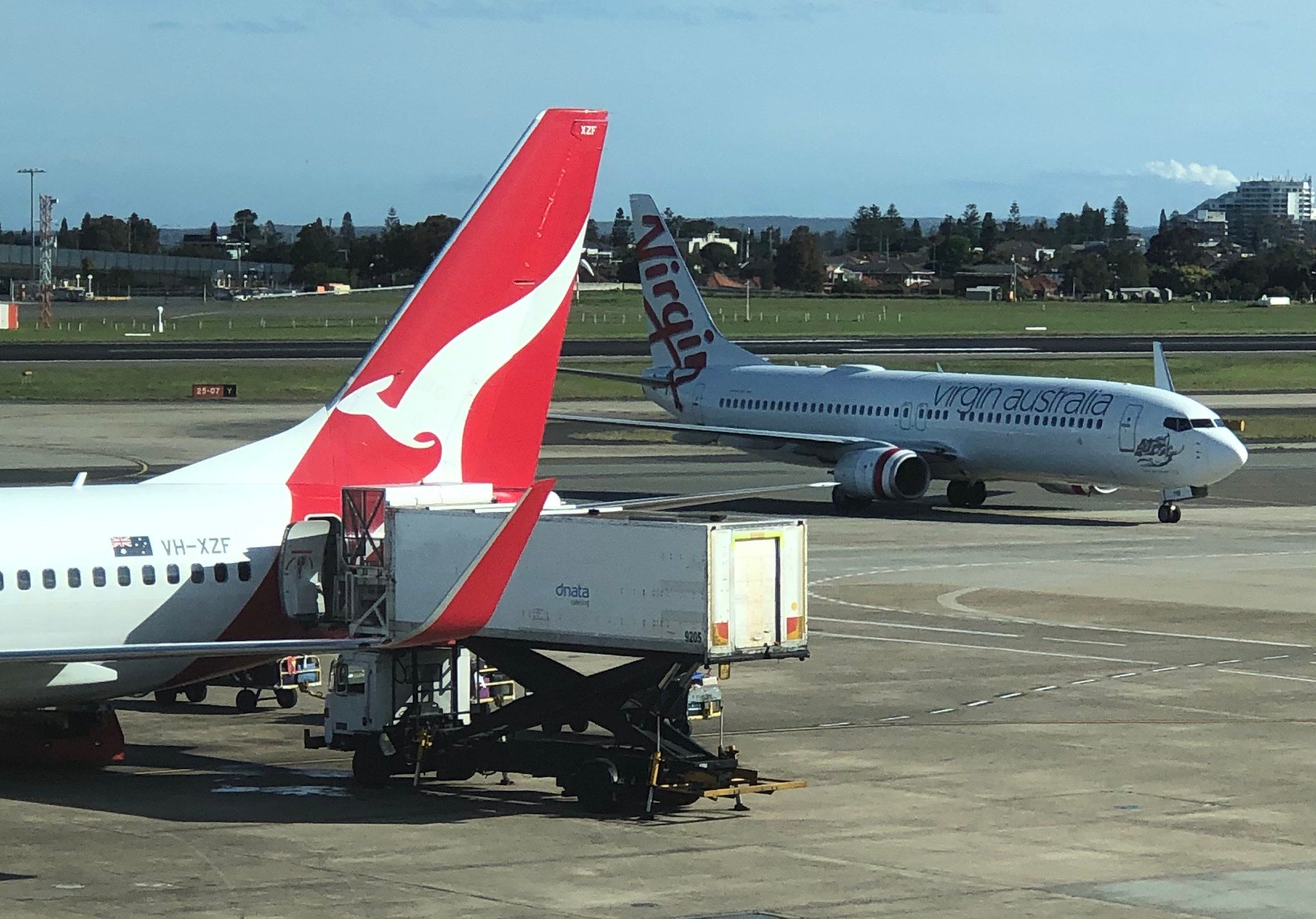 Qantas Virgin Australia Dnata