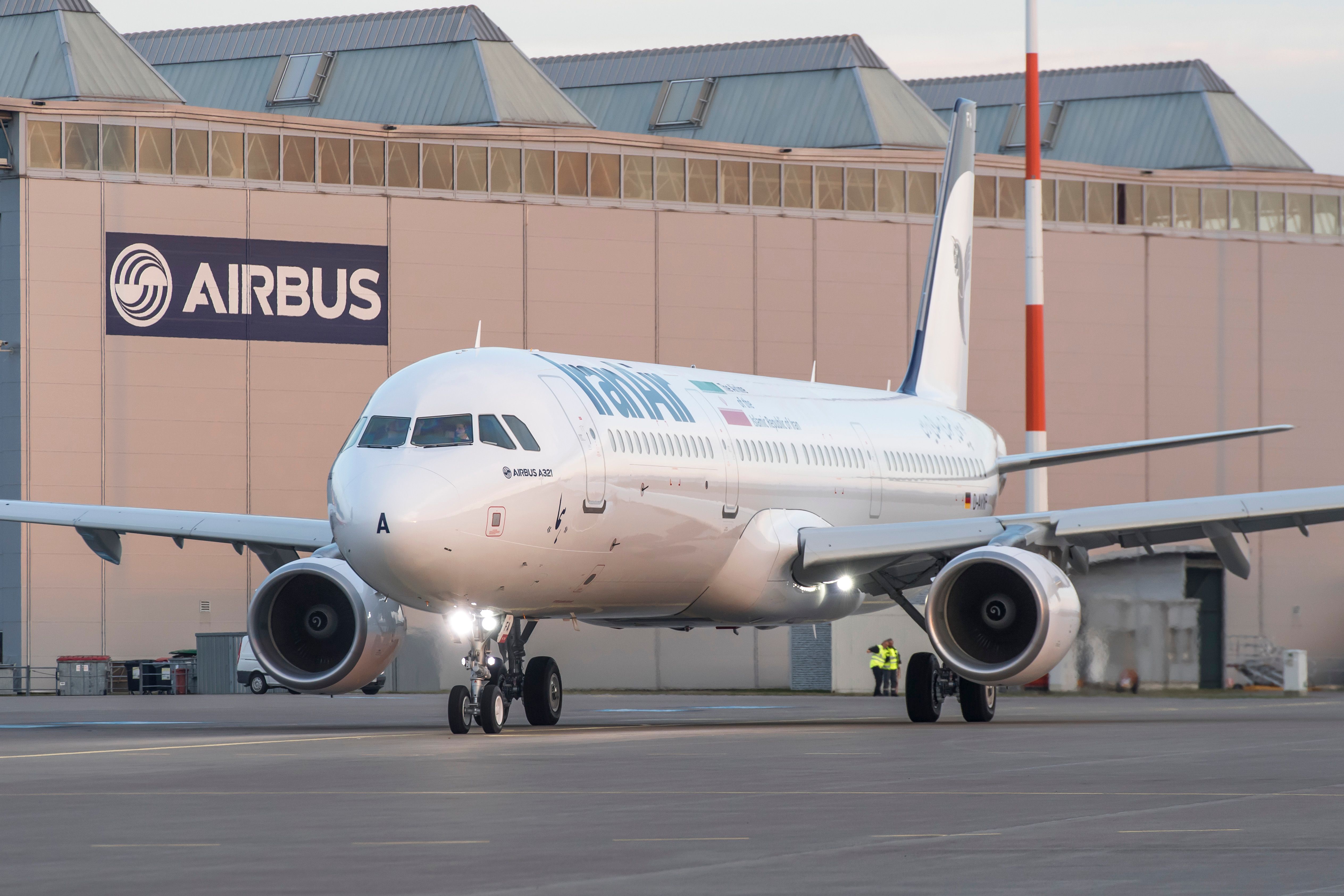 A321 First delivery to IranAir Photo: Airbus