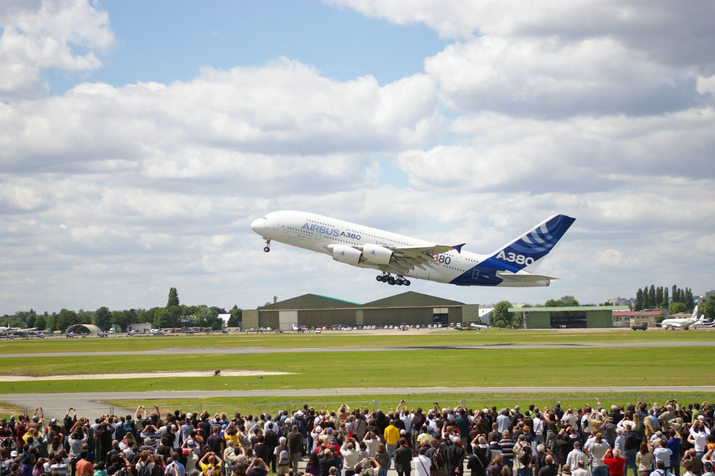 The Airbus A380 at the Paris Air Show