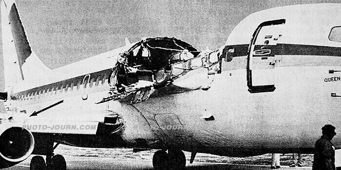 Aloha Air flight 243 with fuselage ripped off