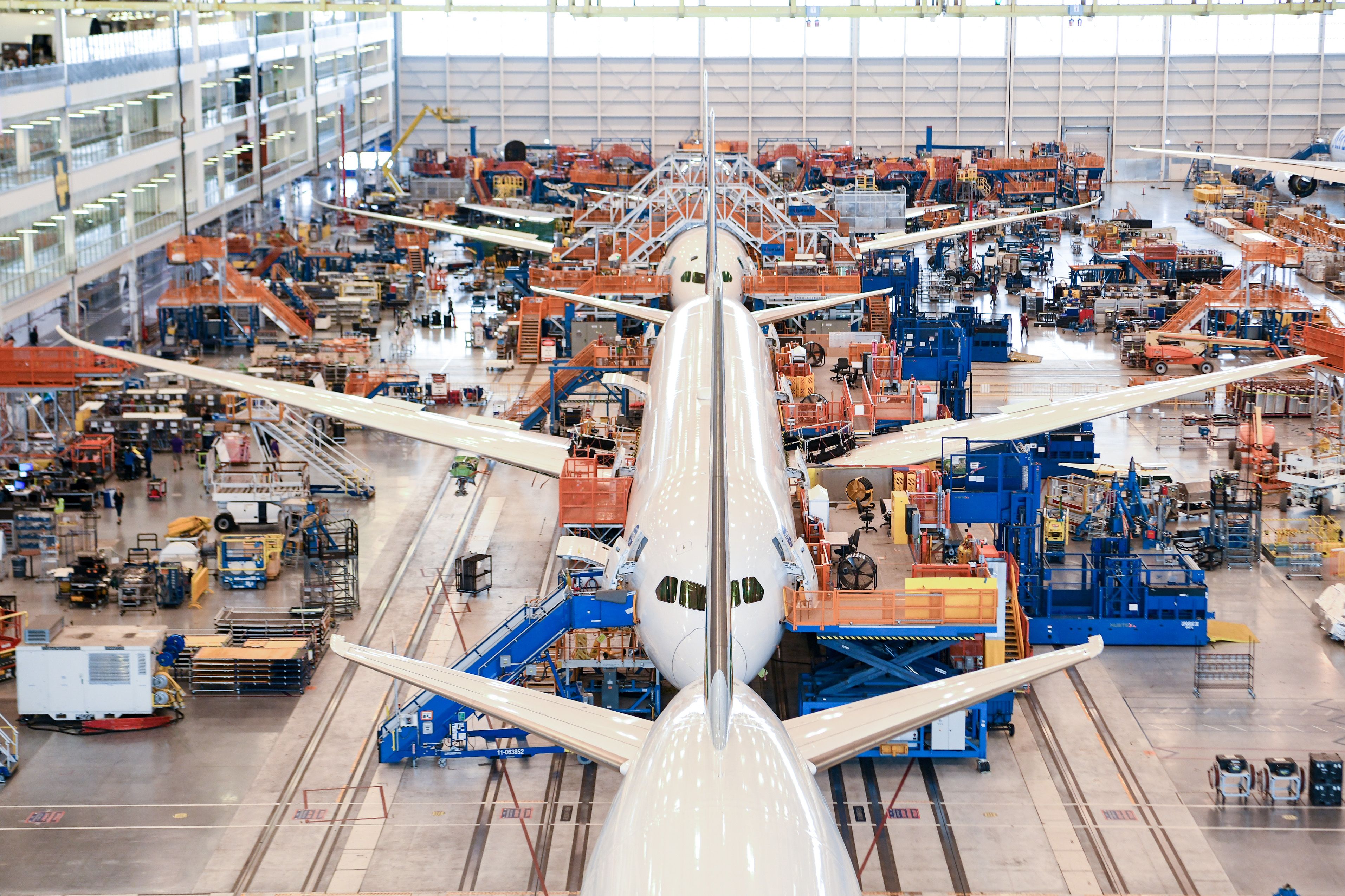 Boeing 787 final assembly Photo: Boeing