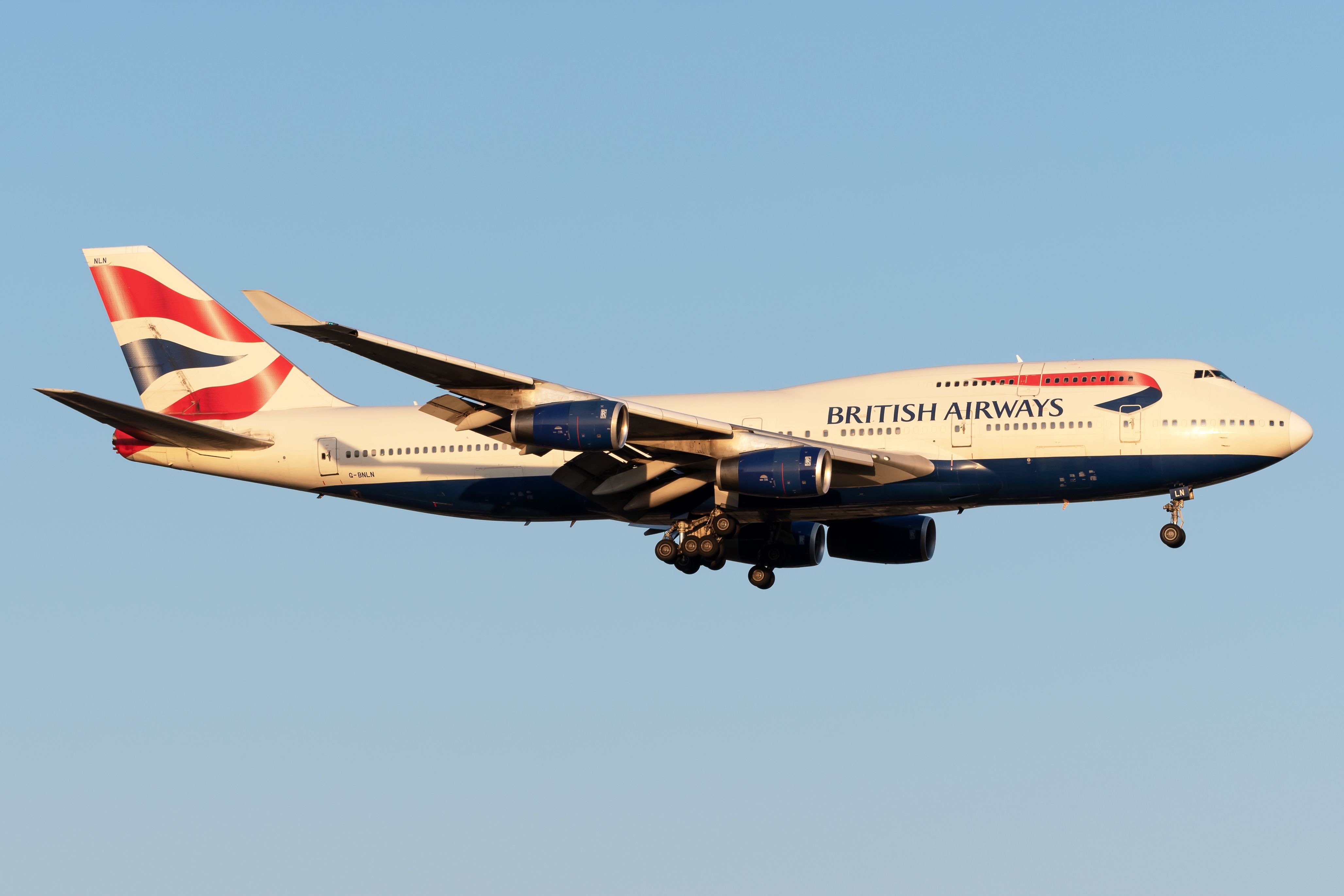 British Airways Boeing 747-436 in flight