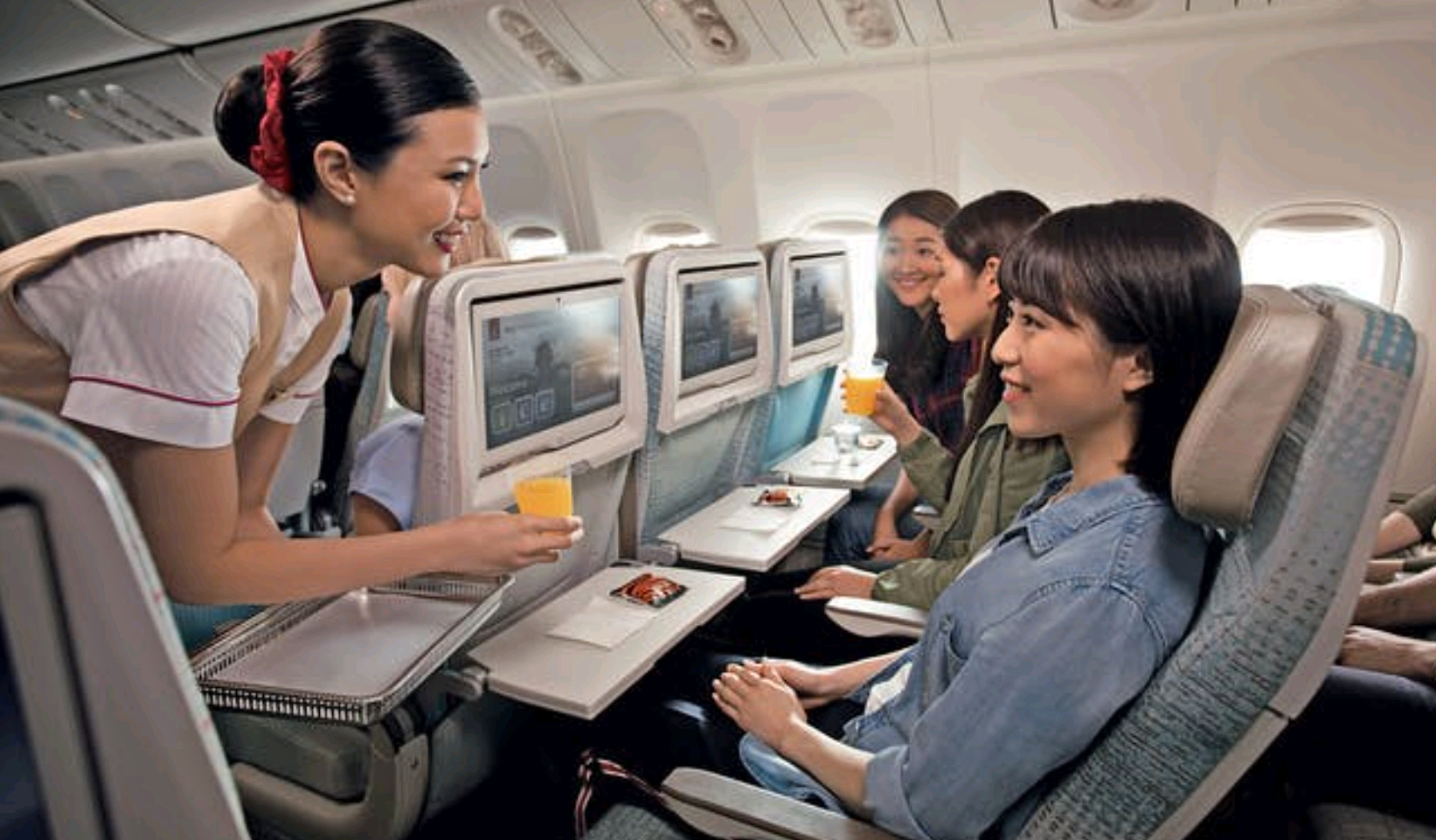 Emirates Economy Class Cabin
