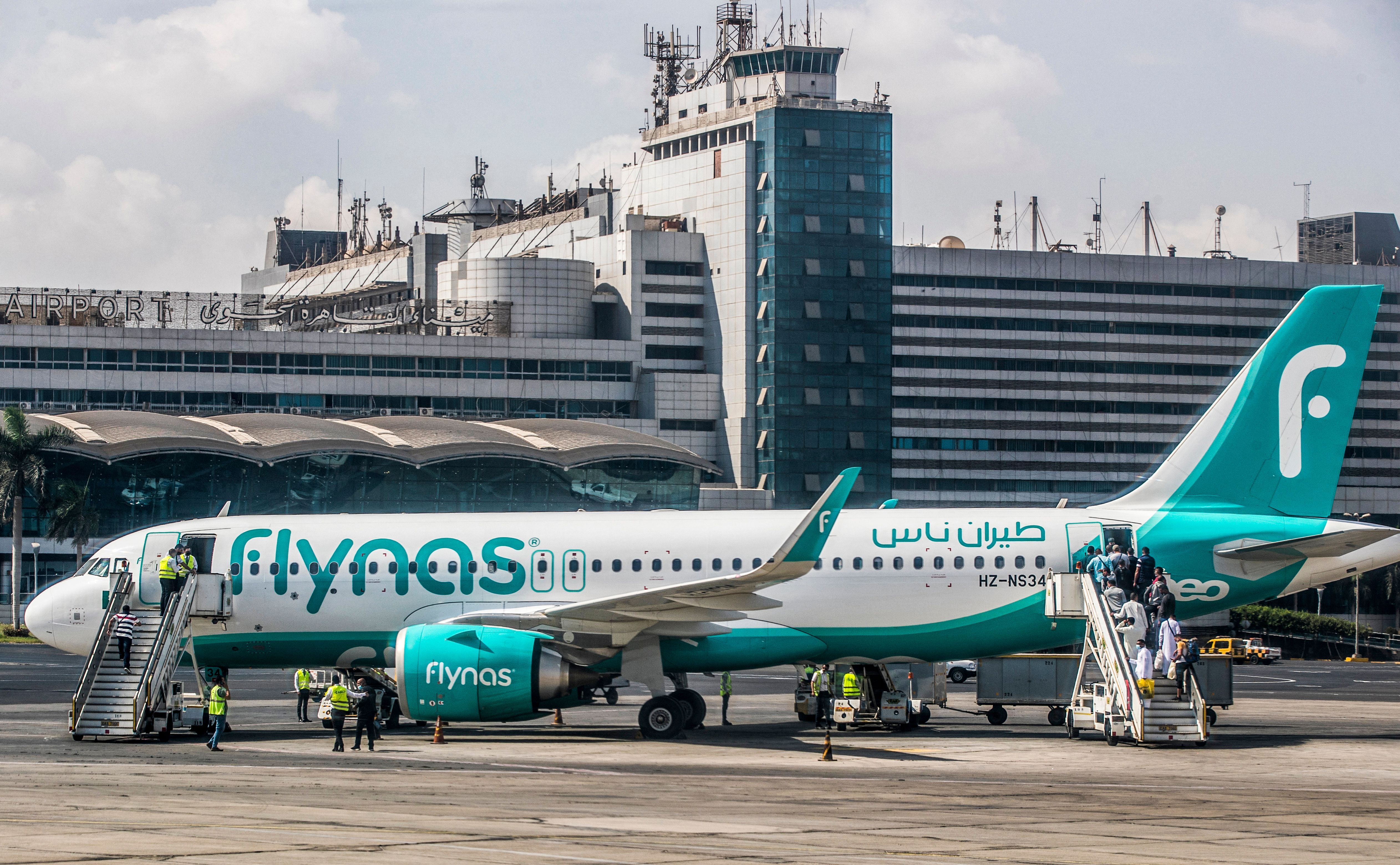 flynas Airbus A320neo at Cairo Airport 