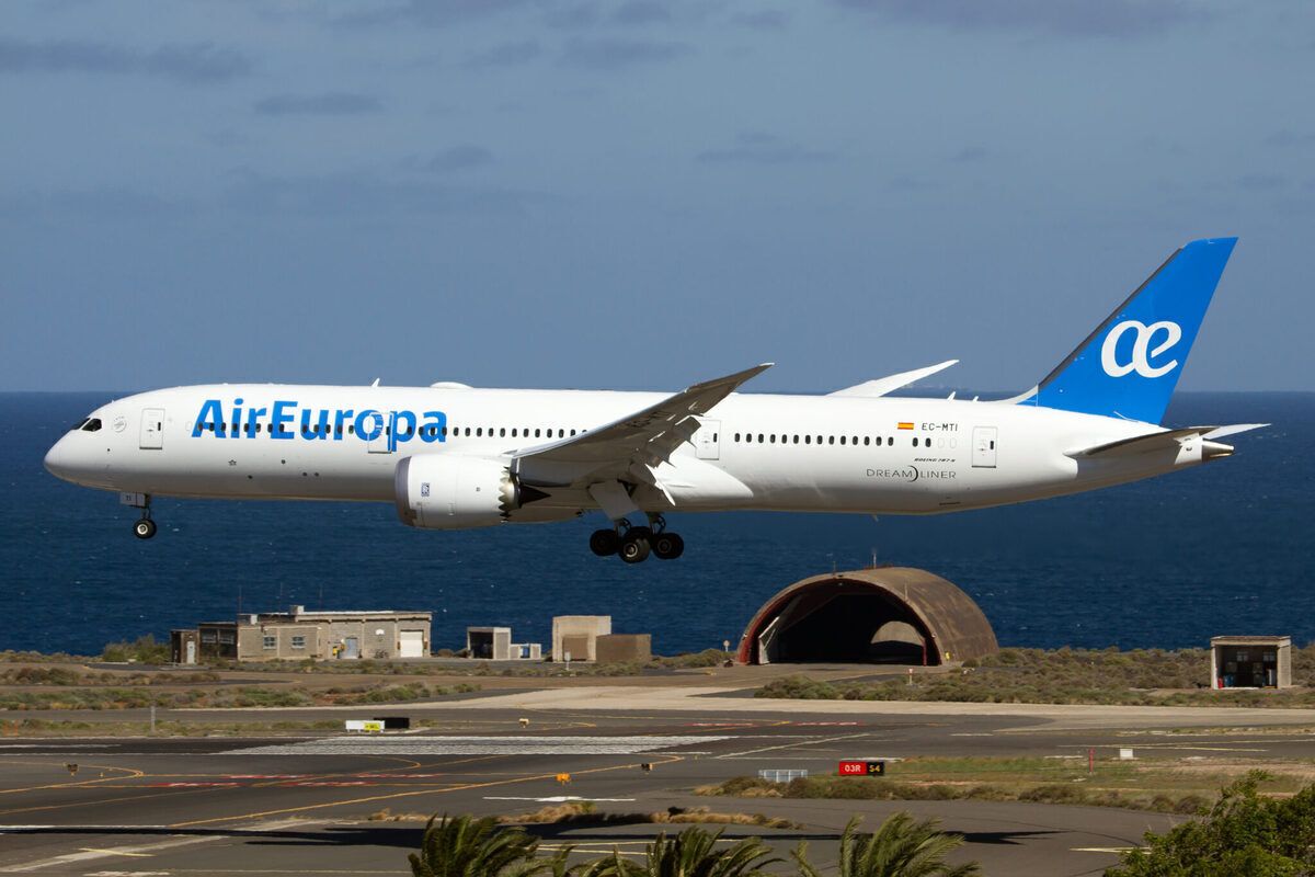 An Air Europa aircraft.