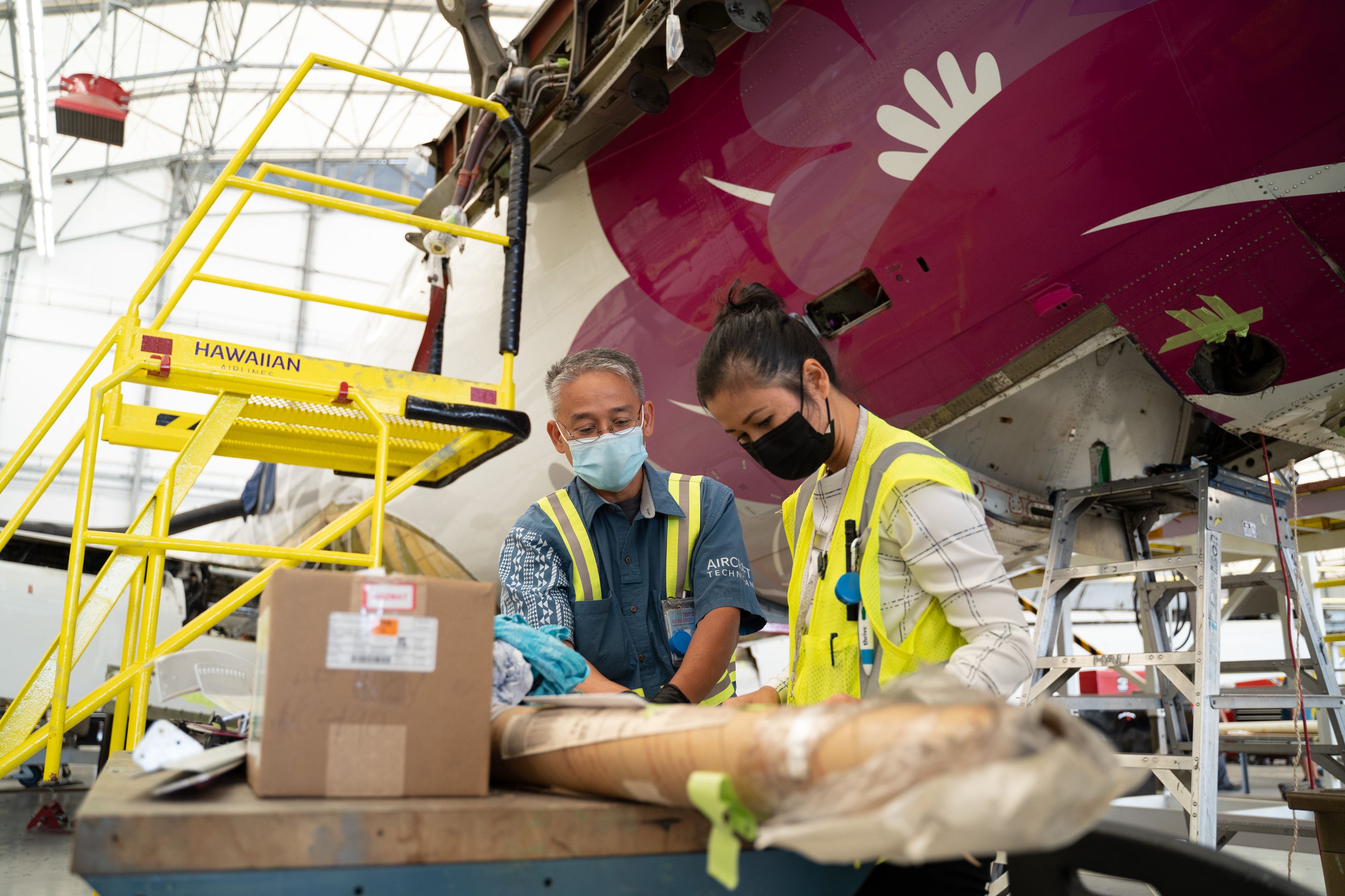 Hawaiian Airlines is training new aircraft technicians