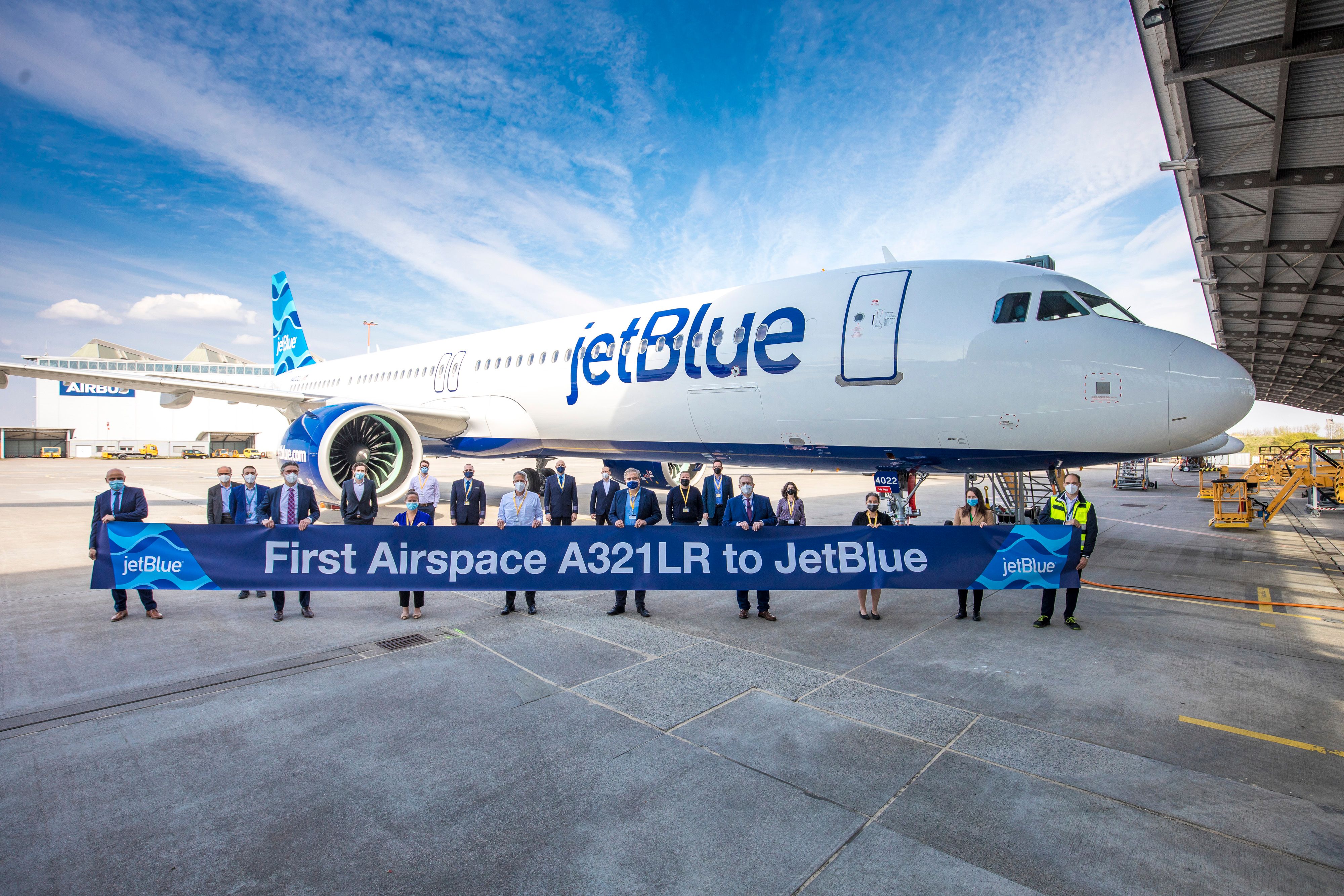 JetBlue MSN10303 first Airspace Cabin Delivery