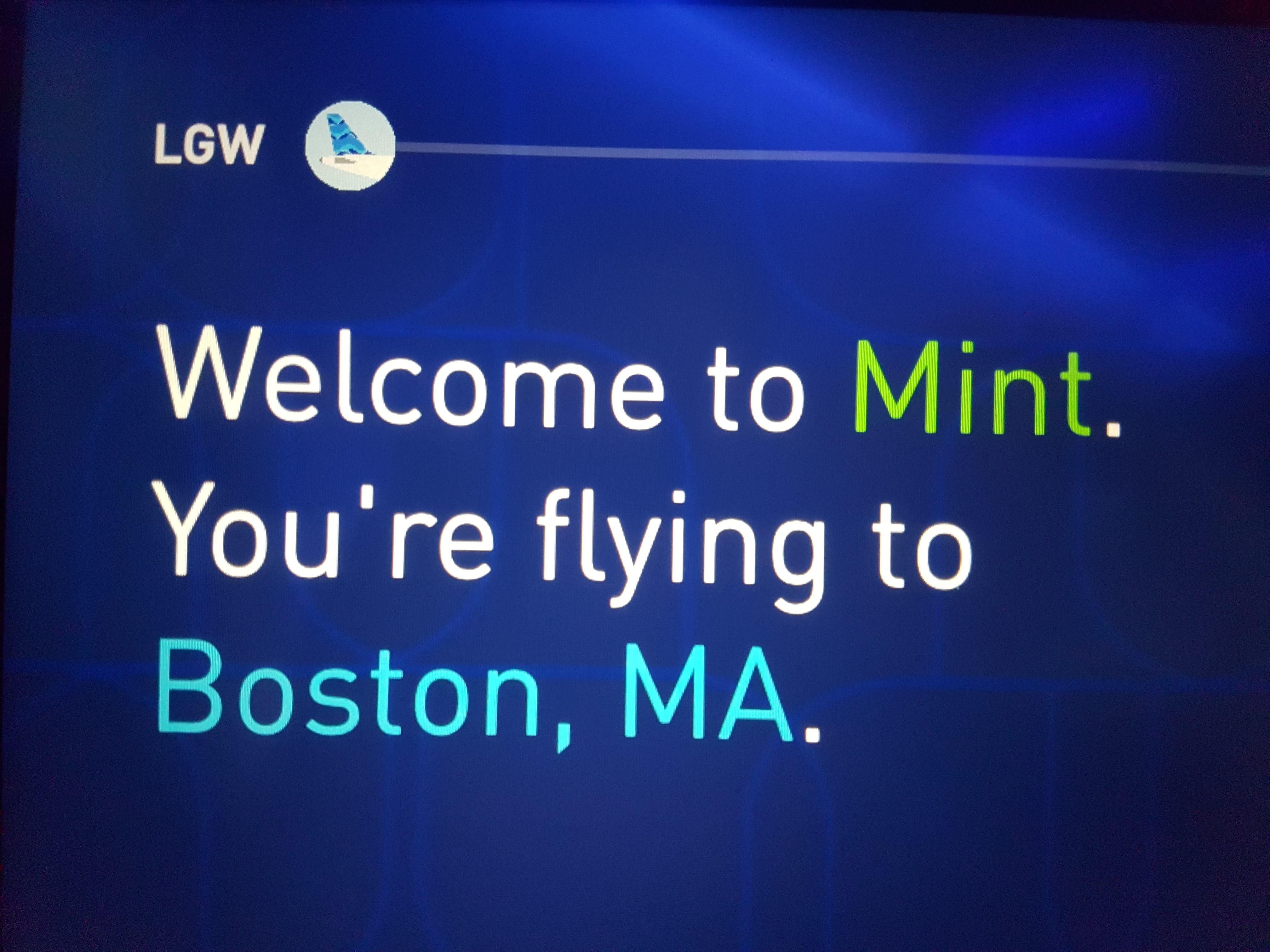 Flight Review JetBlue Airbus A321LR Mint Suite London Gatwick To Boston