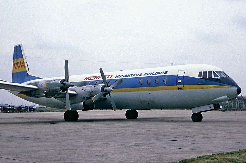 Merpati Nusantara Airlines Vickers Vanguard