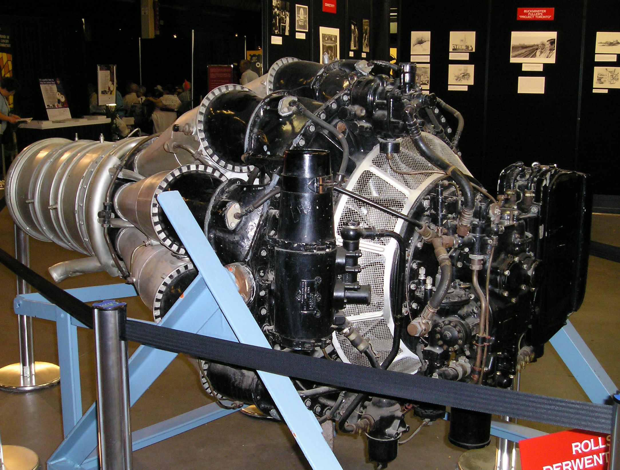 A Rolls Royce Derwent Jet Engine.
