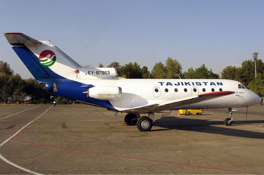 Tajikistan Airlines Yakovlev Yak-40
