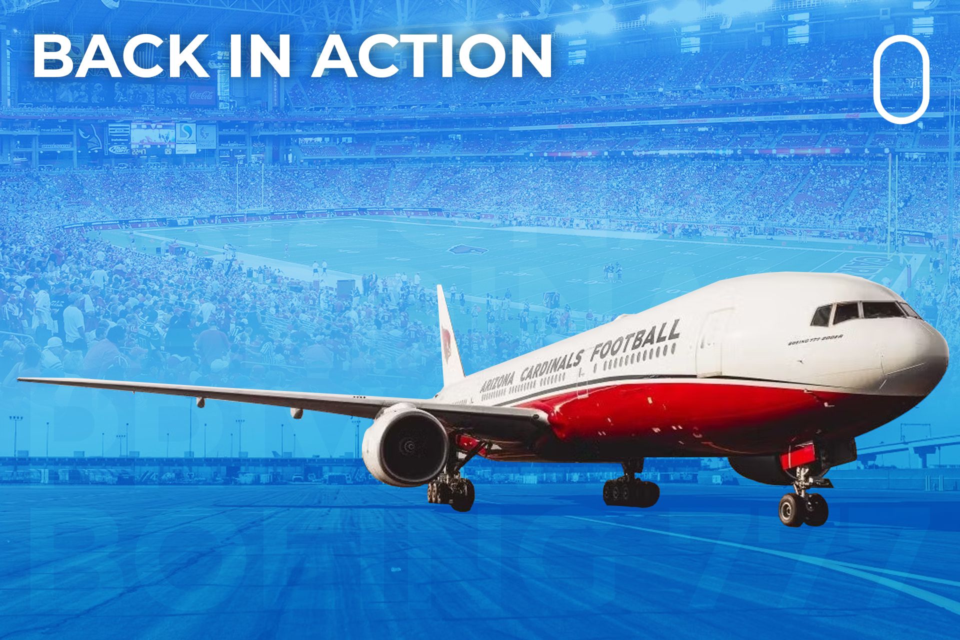 Arizona Cardinals Acquire Former Delta Boeing 777 - One Mile at a Time