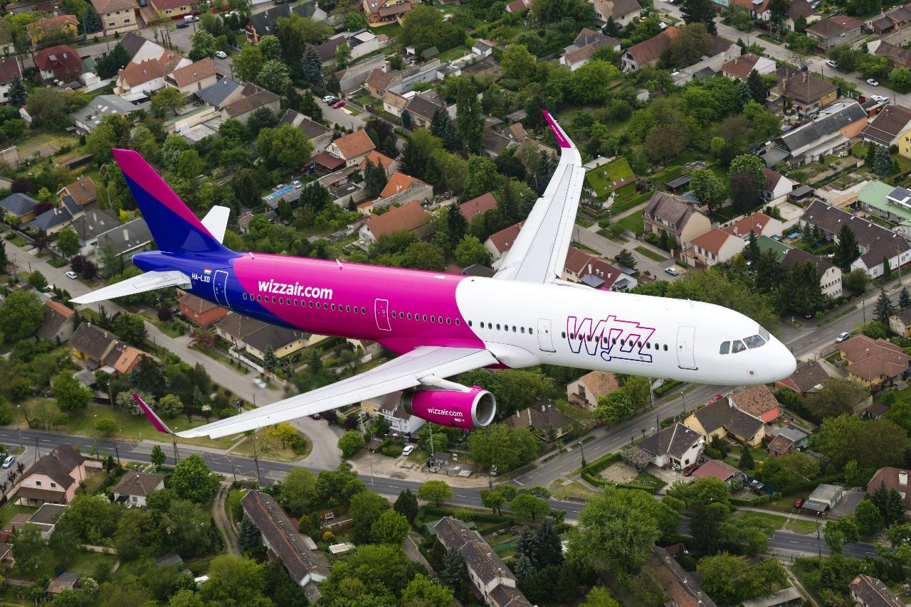 Wizz Air Airbus A321 Inflight